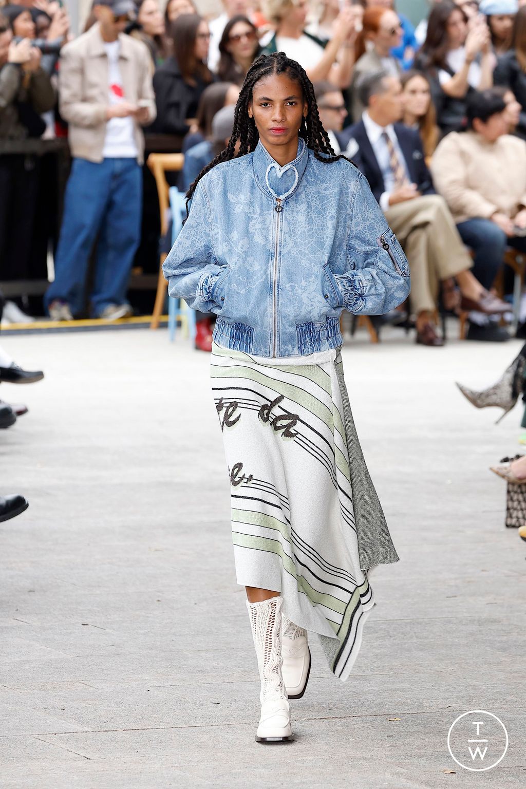 Fashion Week Milan Spring/Summer 2025 look 7 from the Marco Rambaldi collection womenswear