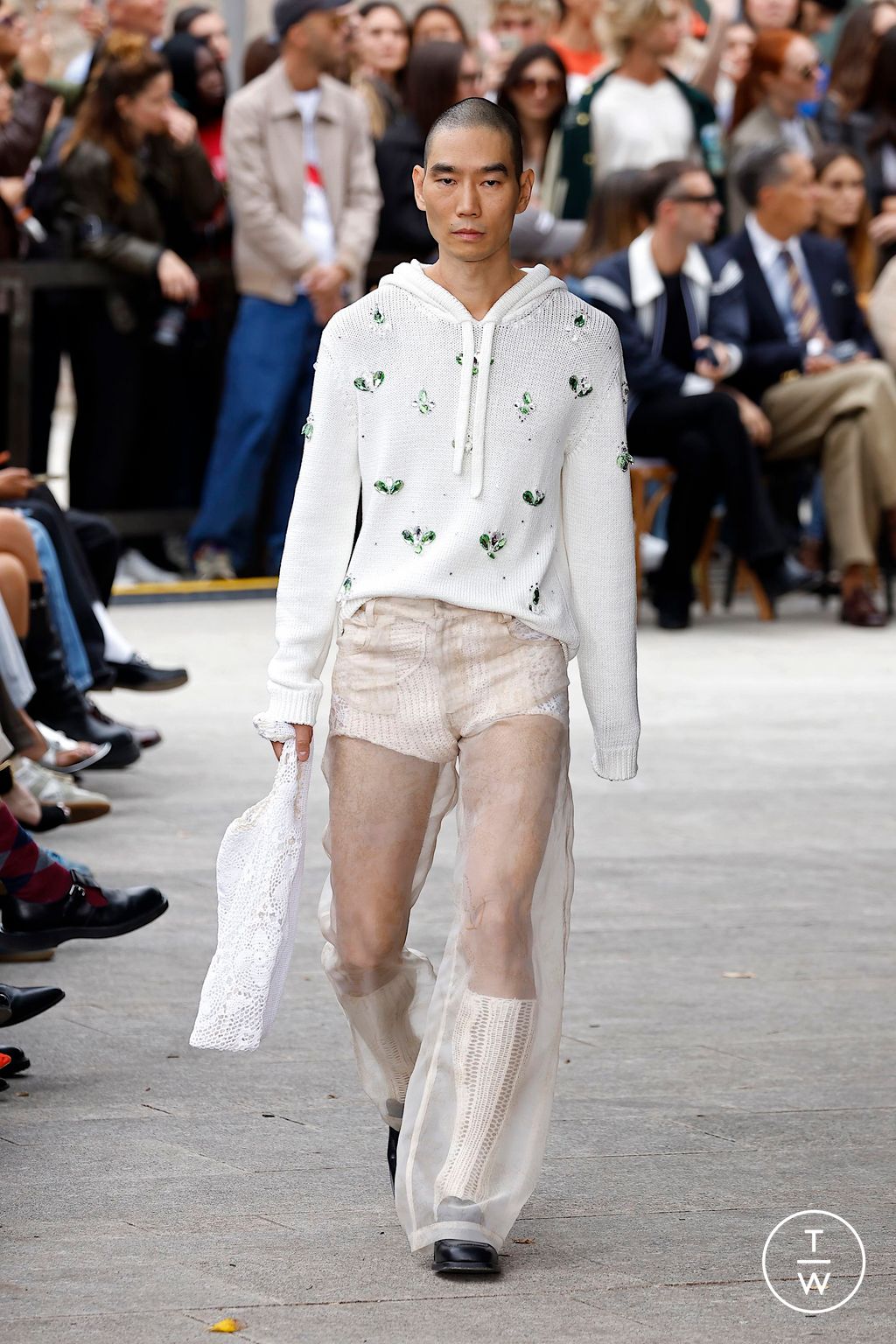 Fashion Week Milan Spring-Summer 2025 look 14 de la collection Marco Rambaldi womenswear
