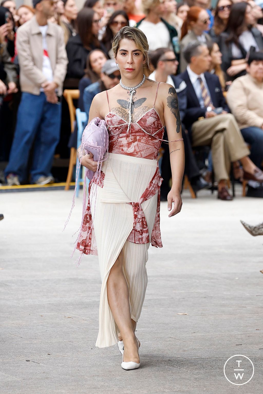Fashion Week Milan Spring/Summer 2025 look 15 from the Marco Rambaldi collection womenswear