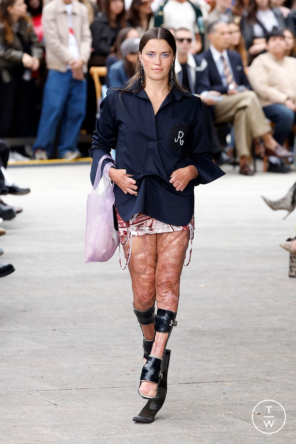 Fashion Week Milan Spring/Summer 2025 look 17 from the Marco Rambaldi collection womenswear