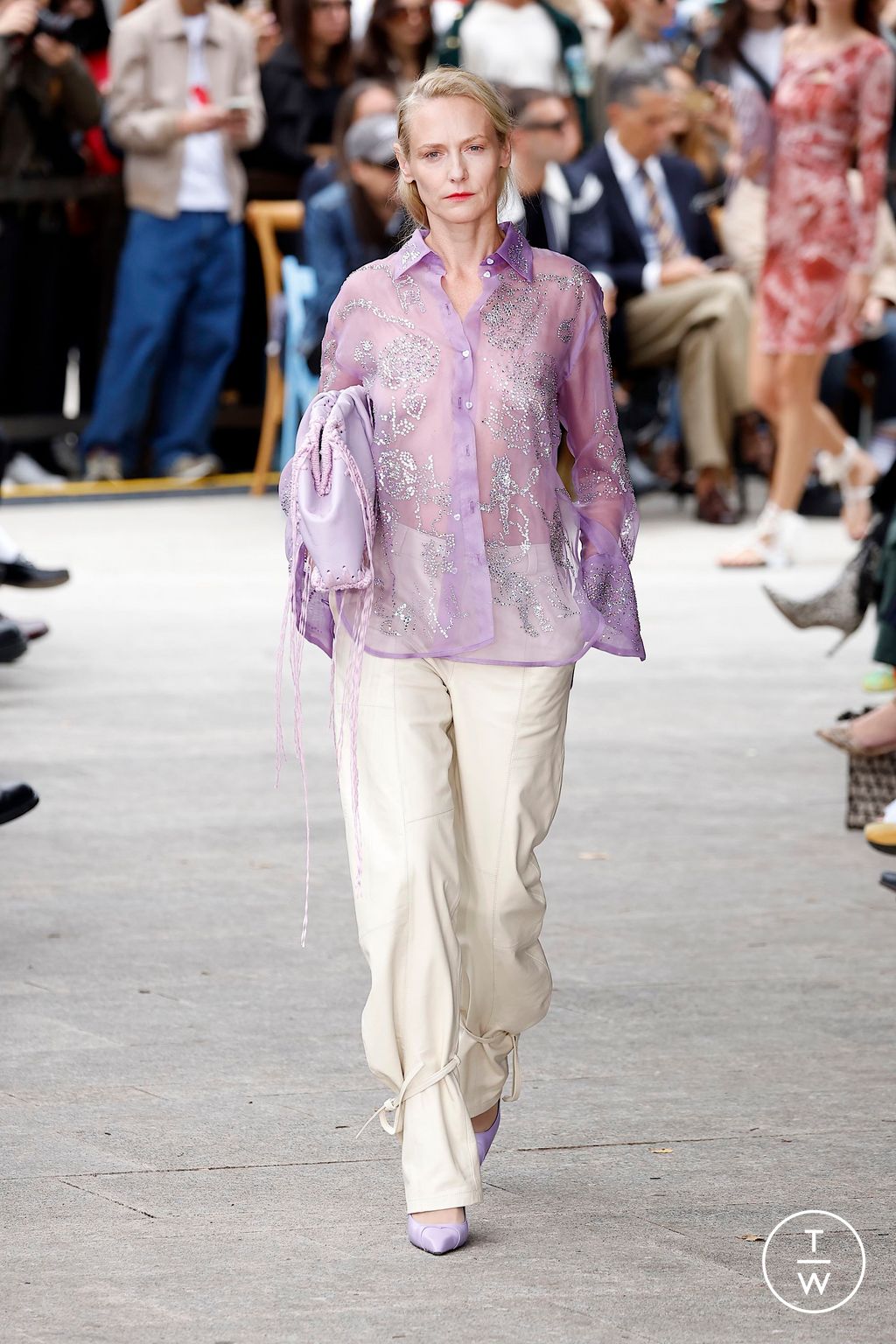 Fashion Week Milan Spring/Summer 2025 look 27 from the Marco Rambaldi collection womenswear