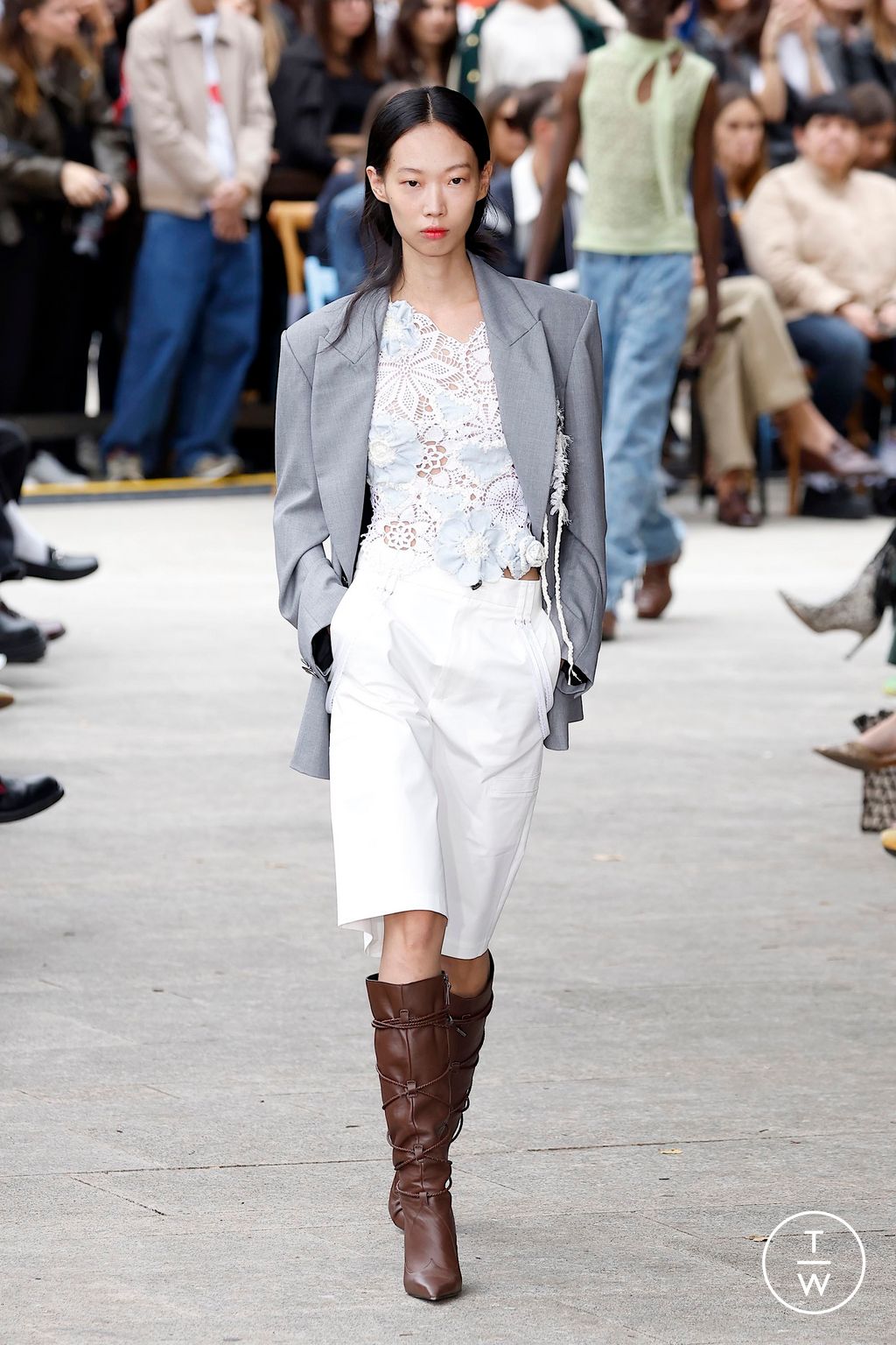 Fashion Week Milan Spring/Summer 2025 look 38 from the Marco Rambaldi collection womenswear