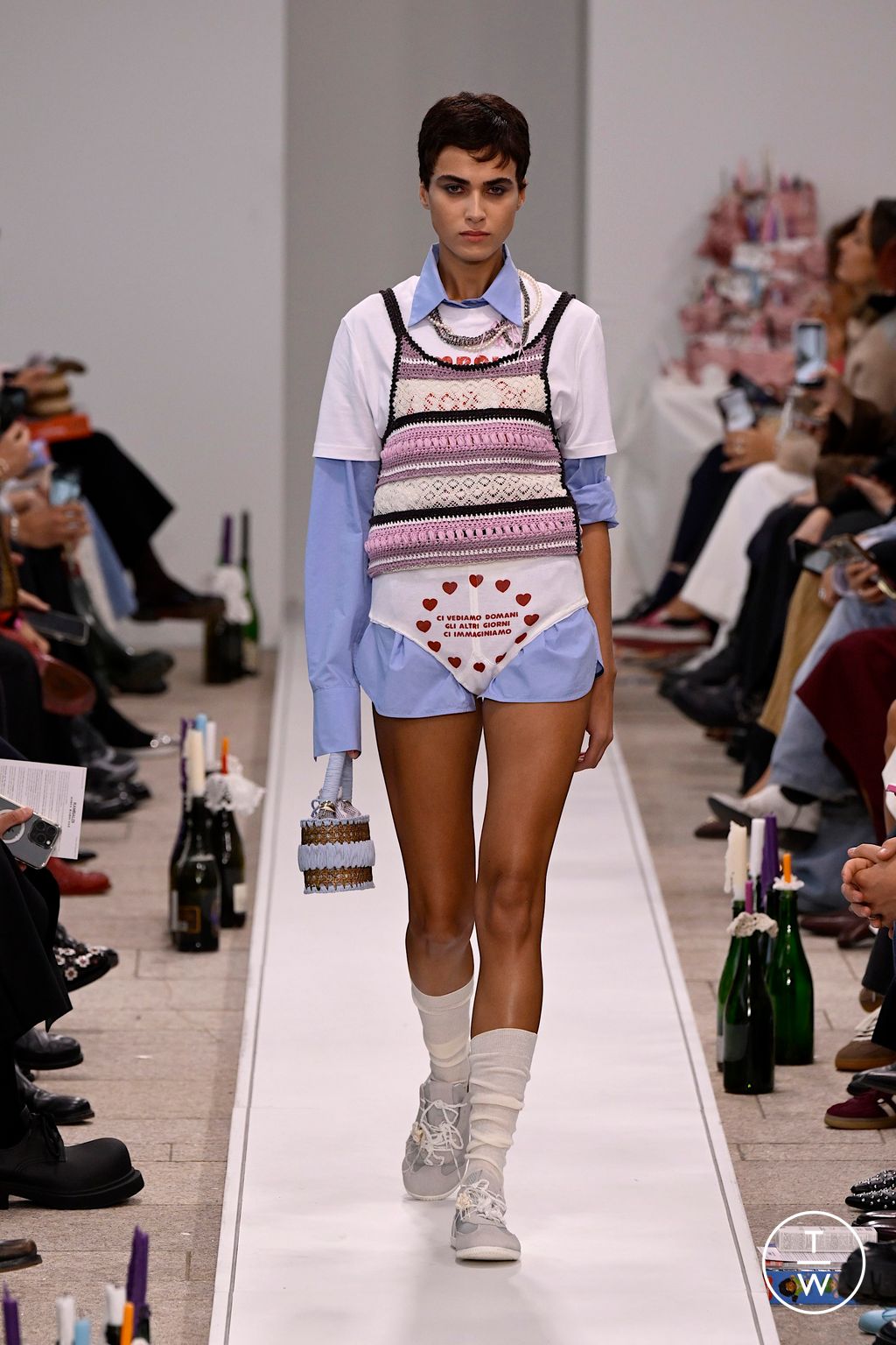 Fashion Week Milan Spring/Summer 2026 look 25 from the Marco Rambaldi collection womenswear