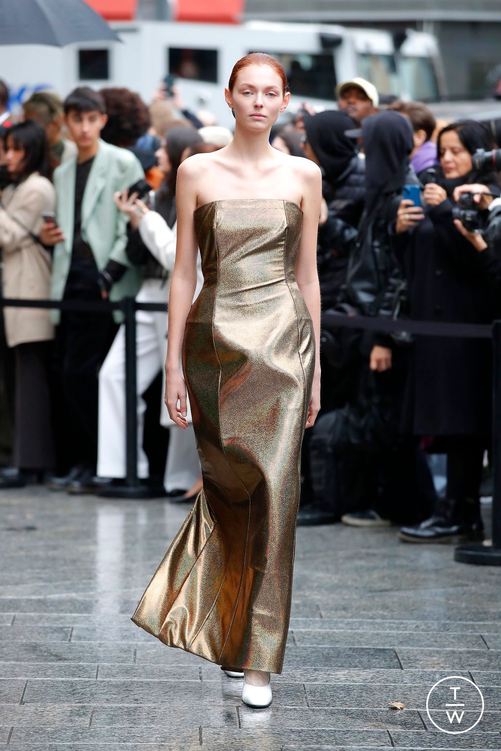 Fashion Week Paris Spring-Summer 2025 look 33 from the MARIE ADAM-LEENAERDT collection womenswear