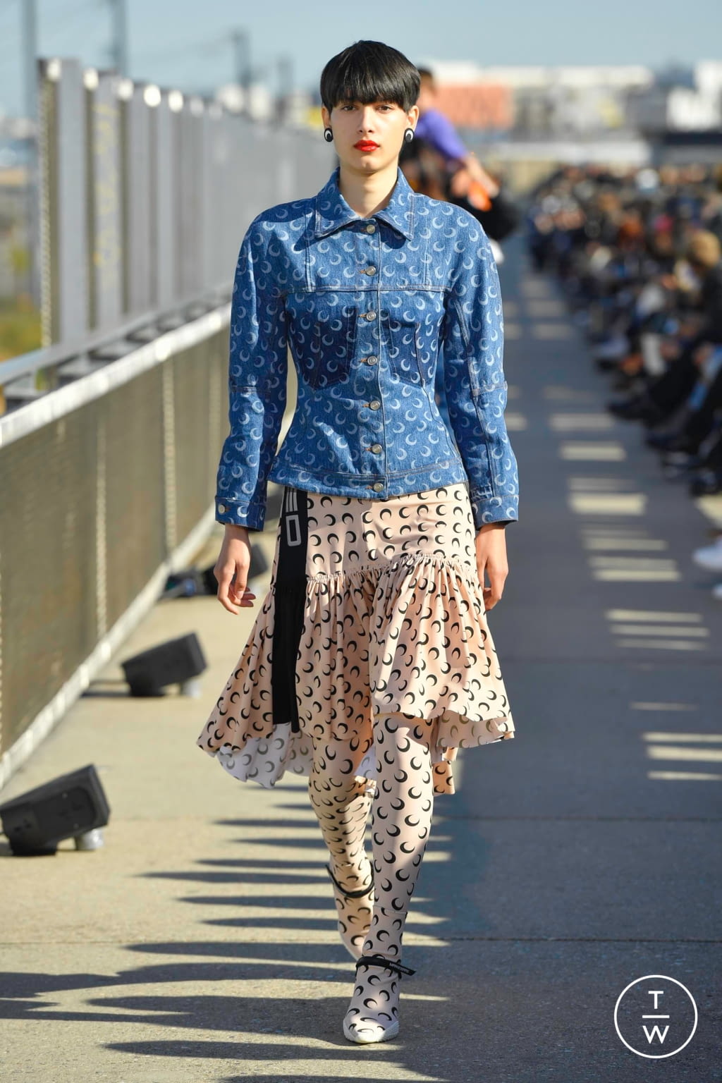 Fashion Week Paris Spring/Summer 2019 look 20 from the Marine Serre collection womenswear