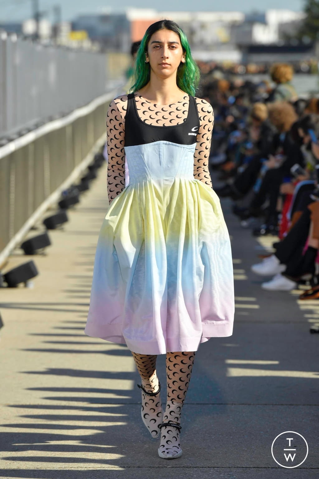 Fashion Week Paris Spring/Summer 2019 look 34 from the Marine Serre collection womenswear