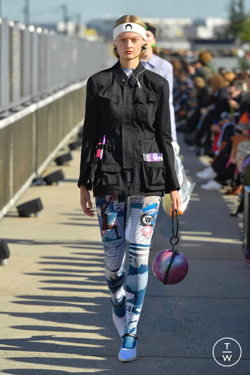 Fashion Week Paris Spring/Summer 2019 look 36 from the Marine Serre collection womenswear