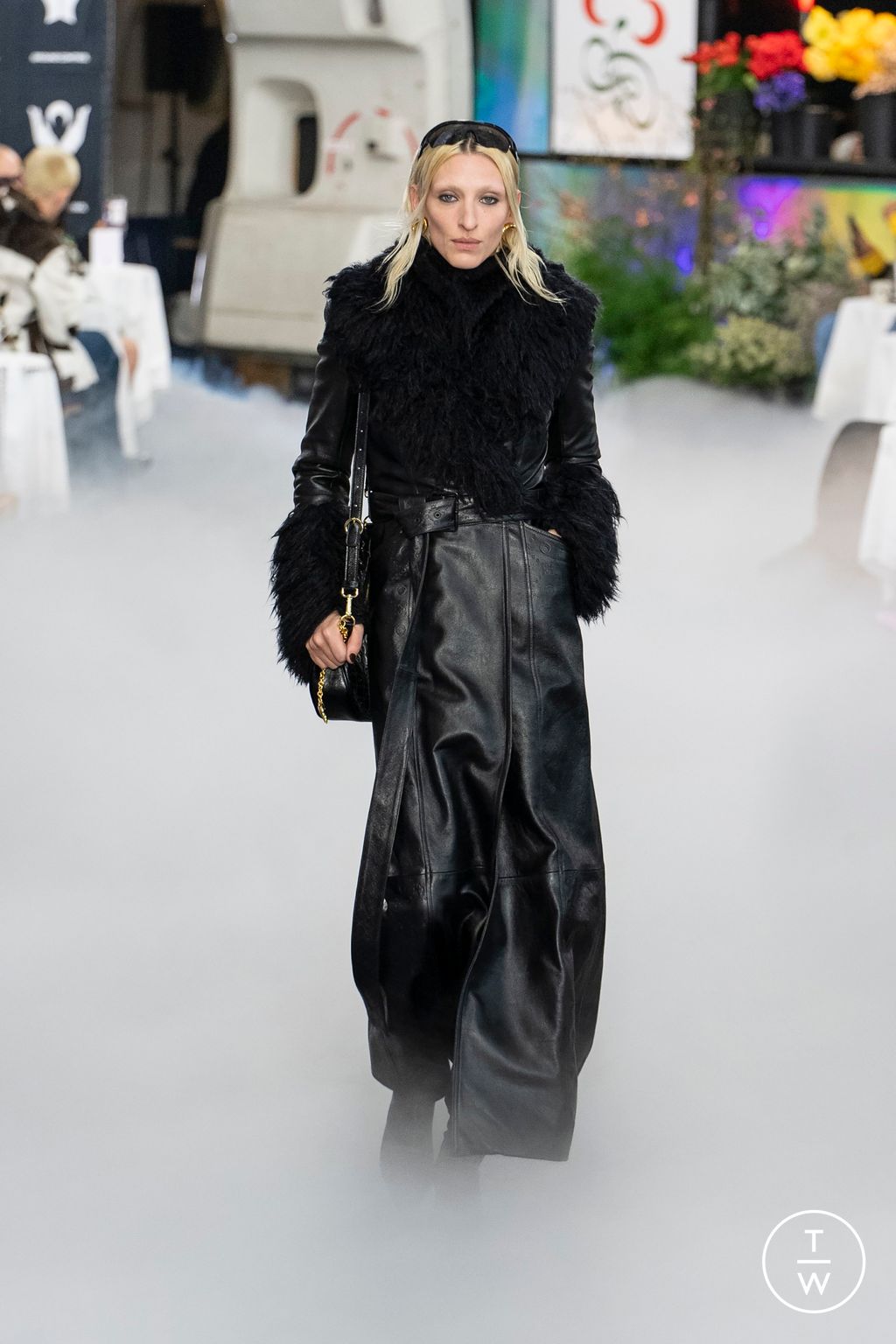 Fashion Week Paris Fall/Winter 2024 look 1 from the Marine Serre collection womenswear