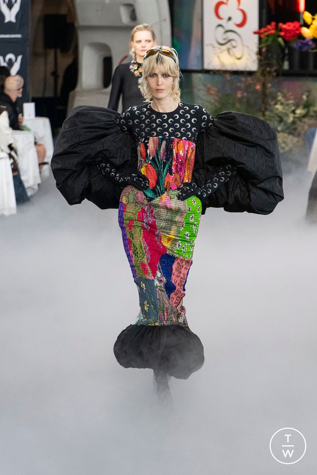 Fashion Week Paris Fall/Winter 2024 look 41 from the Marine Serre collection womenswear