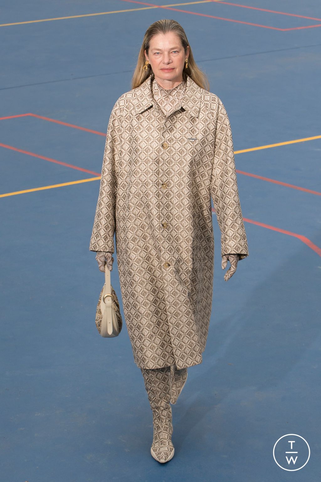 Fashion Week Paris Spring/Summer 2023 look 47 from the Marine Serre collection menswear