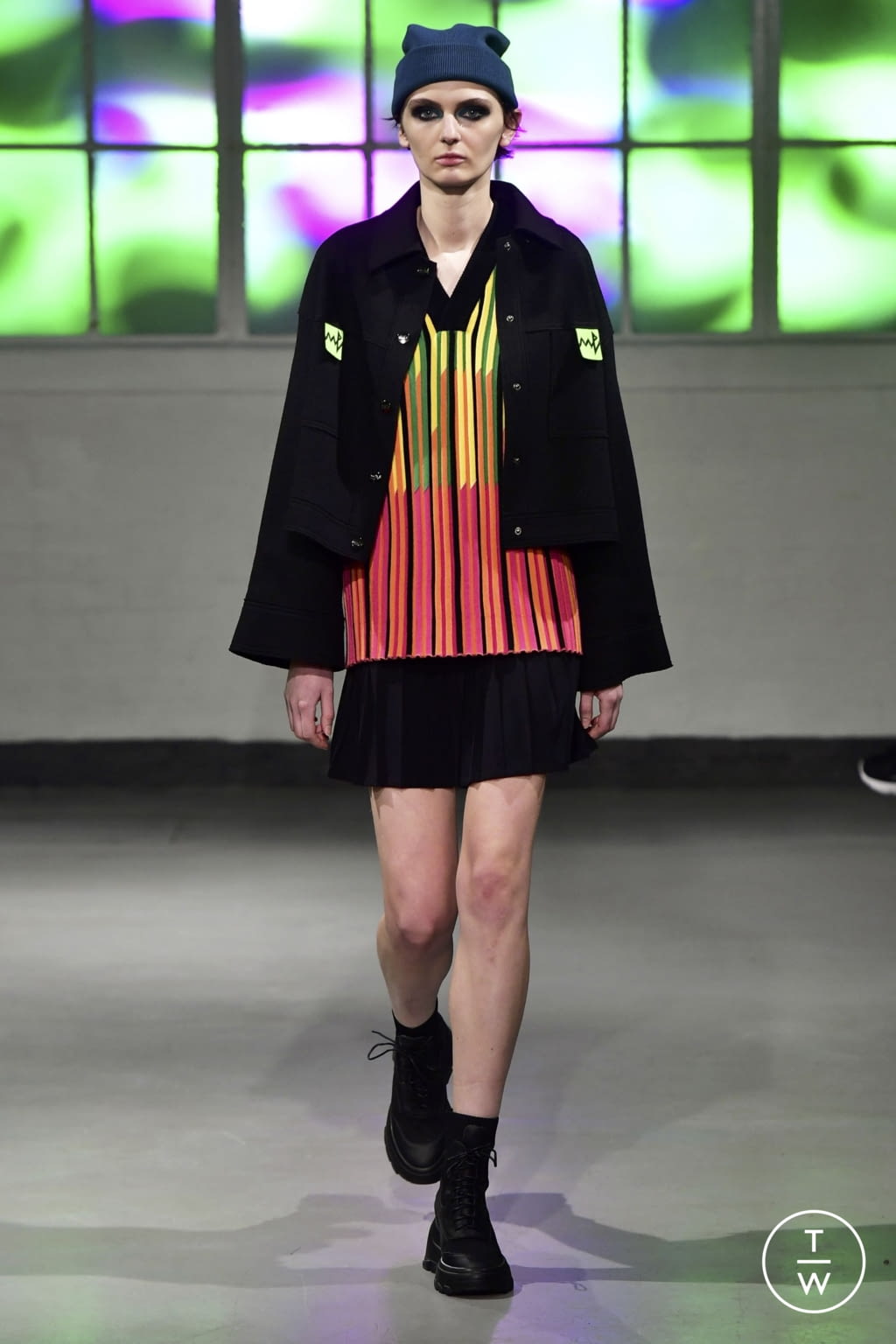 Fashion Week London Fall/Winter 2022 look 11 from the Mark Fast collection 女装