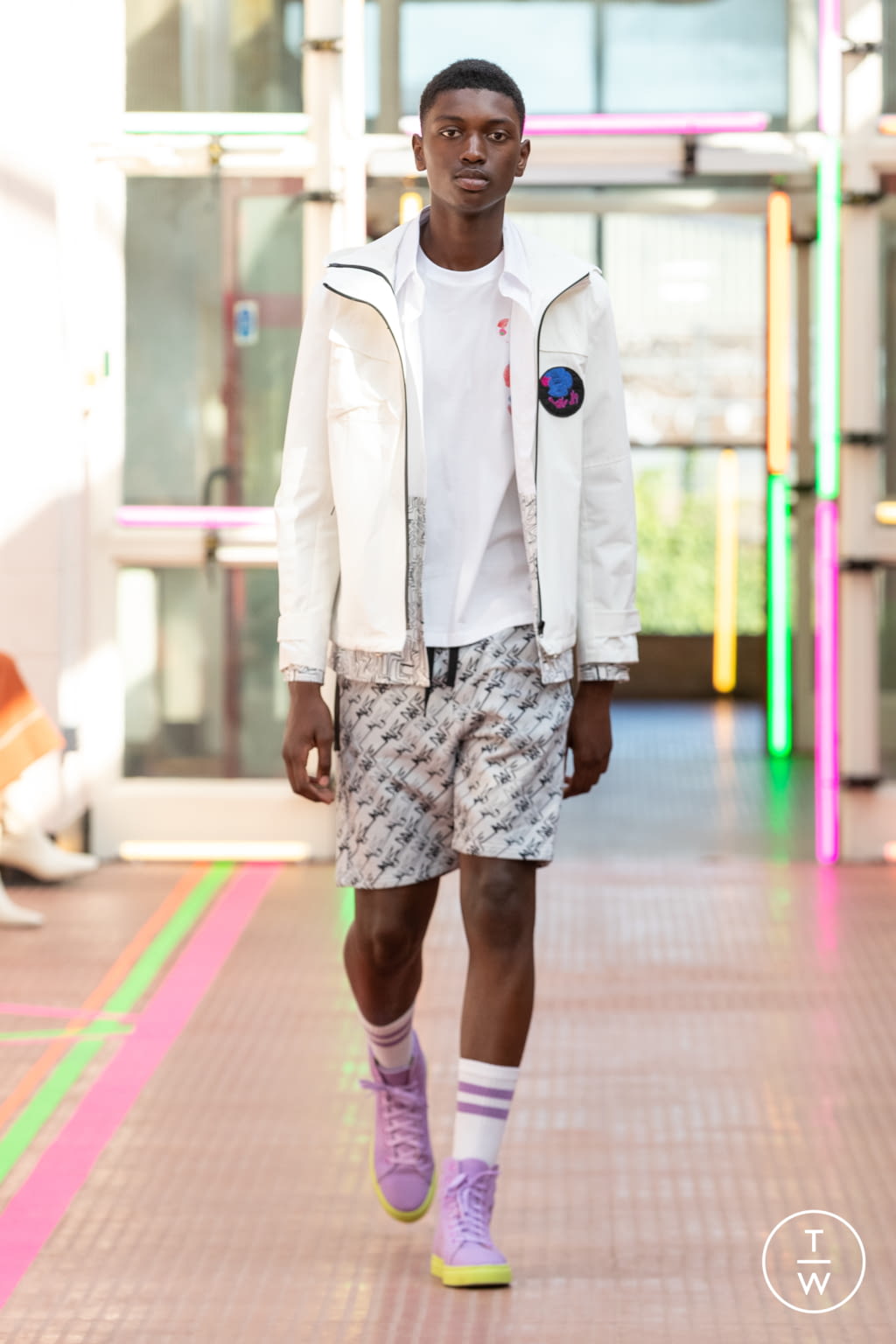 Fashion Week London Spring/Summer 2021 look 5 from the Mark Fast collection 女装
