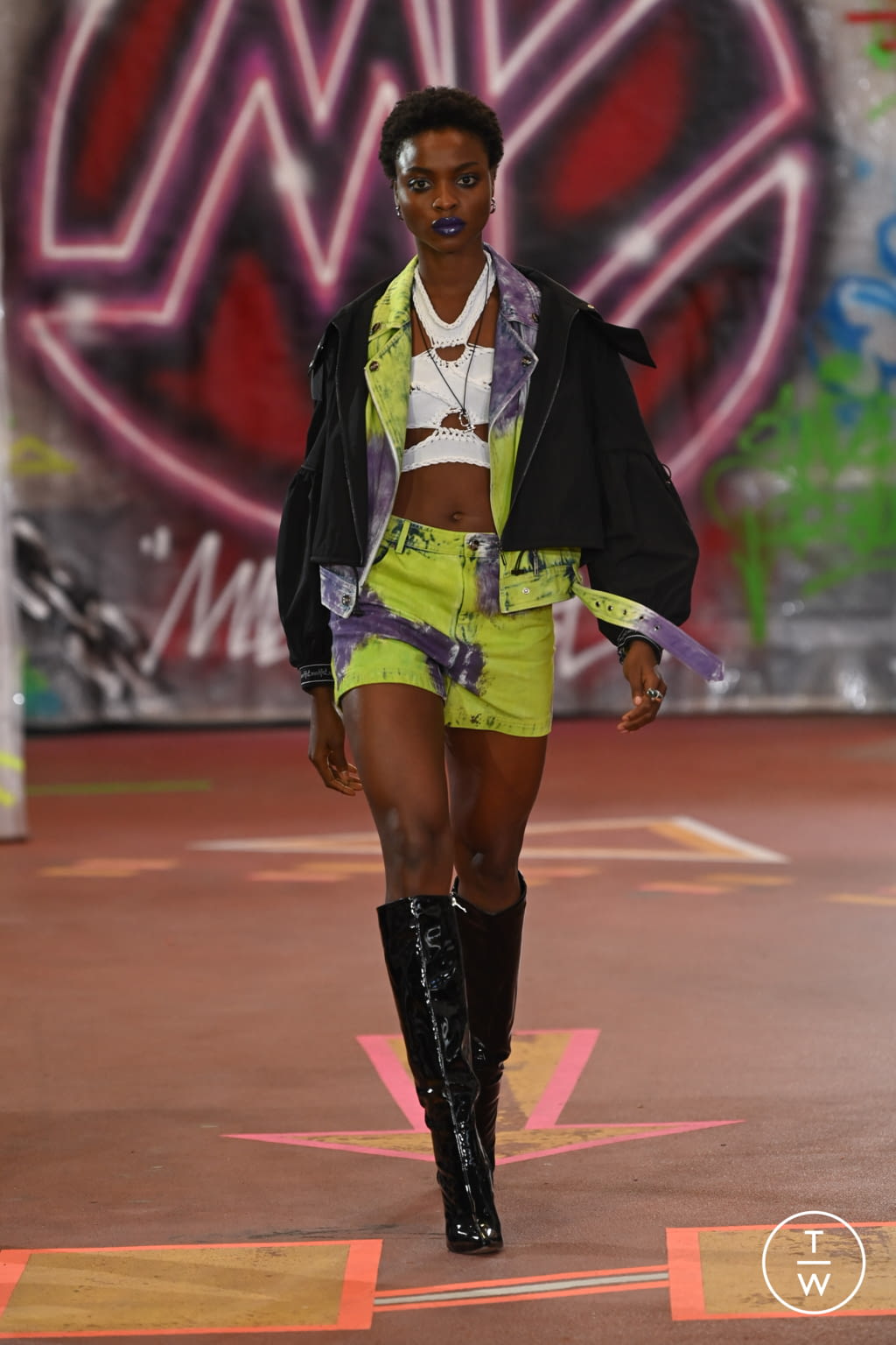 Fashion Week London Spring/Summer 2022 look 3 from the Mark Fast collection womenswear