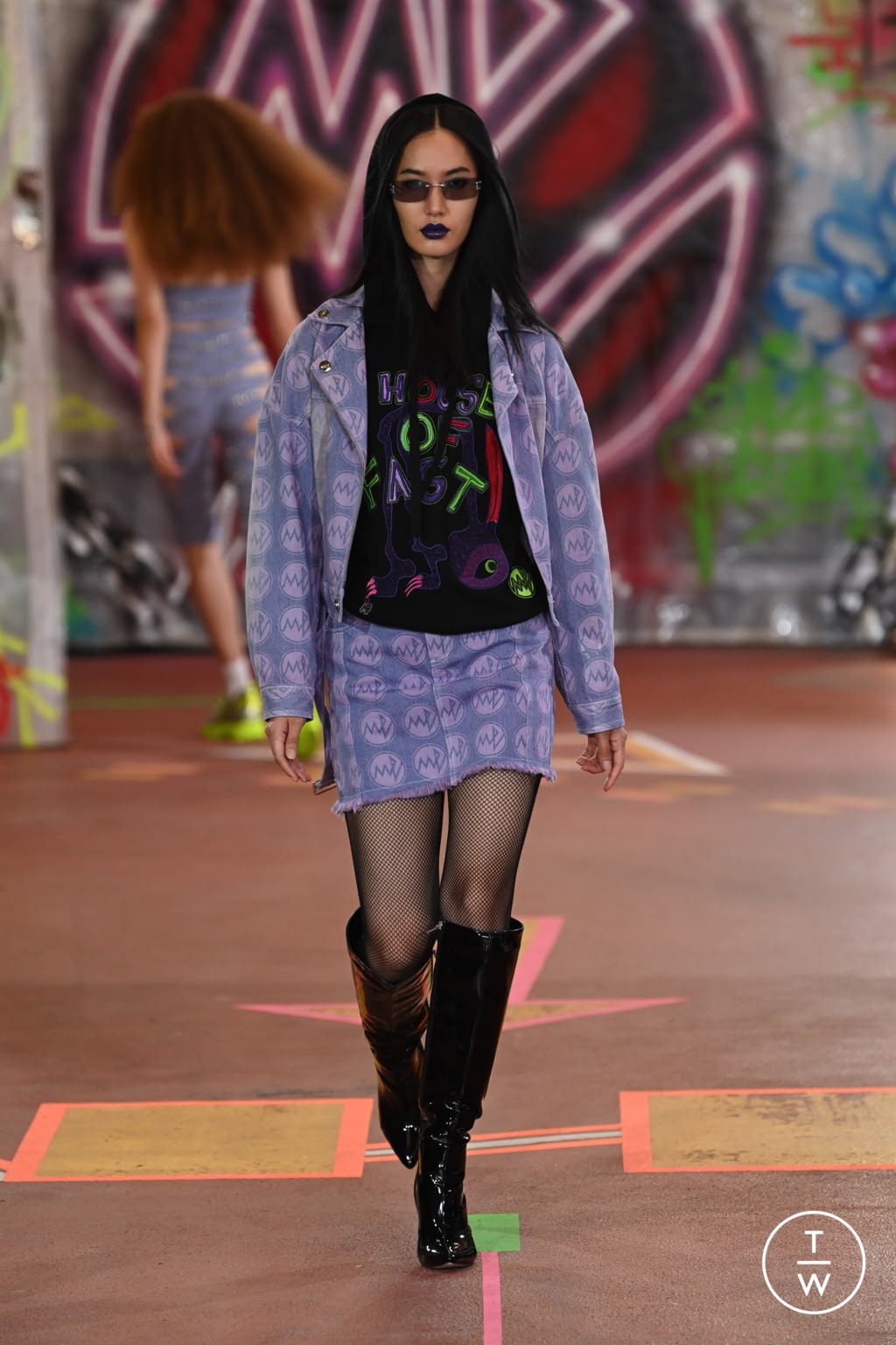 Fashion Week London Spring/Summer 2022 look 12 from the Mark Fast collection womenswear