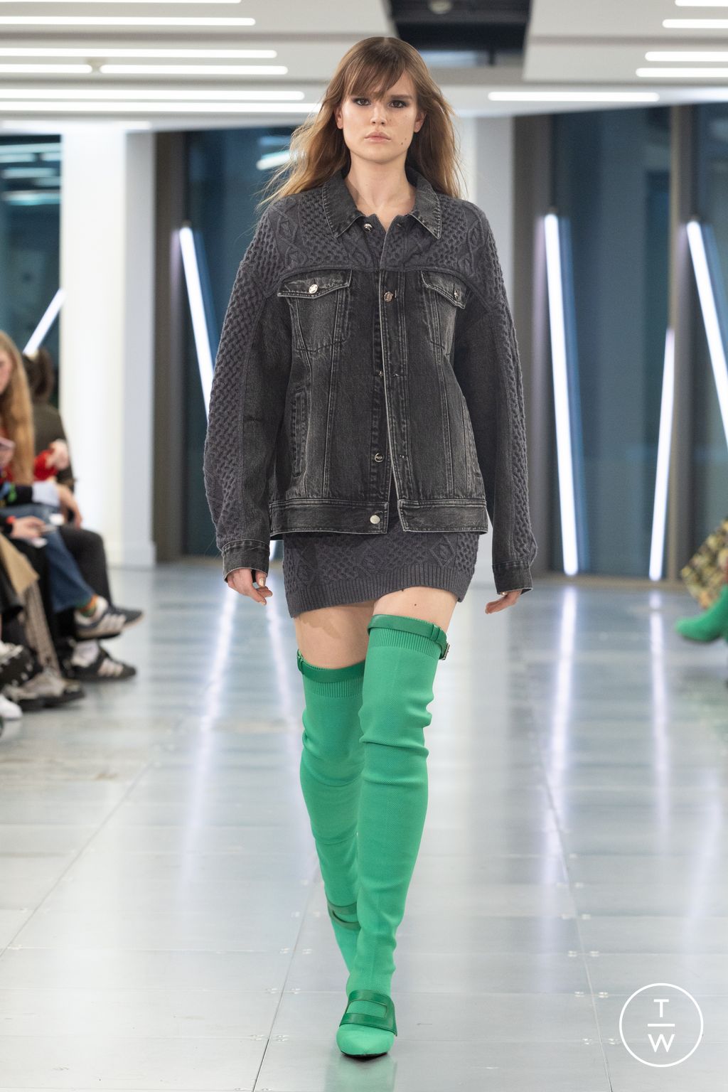Fashion Week London Fall/Winter 2023 look 27 from the Mark Fast collection womenswear