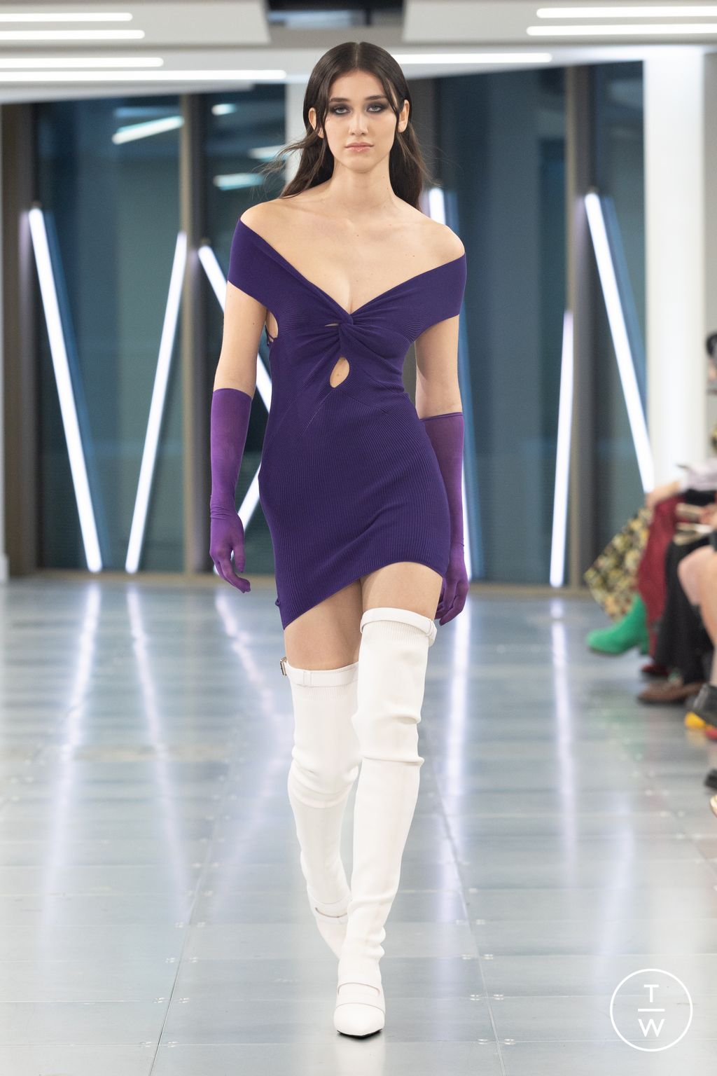 Fashion Week London Fall/Winter 2023 look 30 from the Mark Fast collection 女装