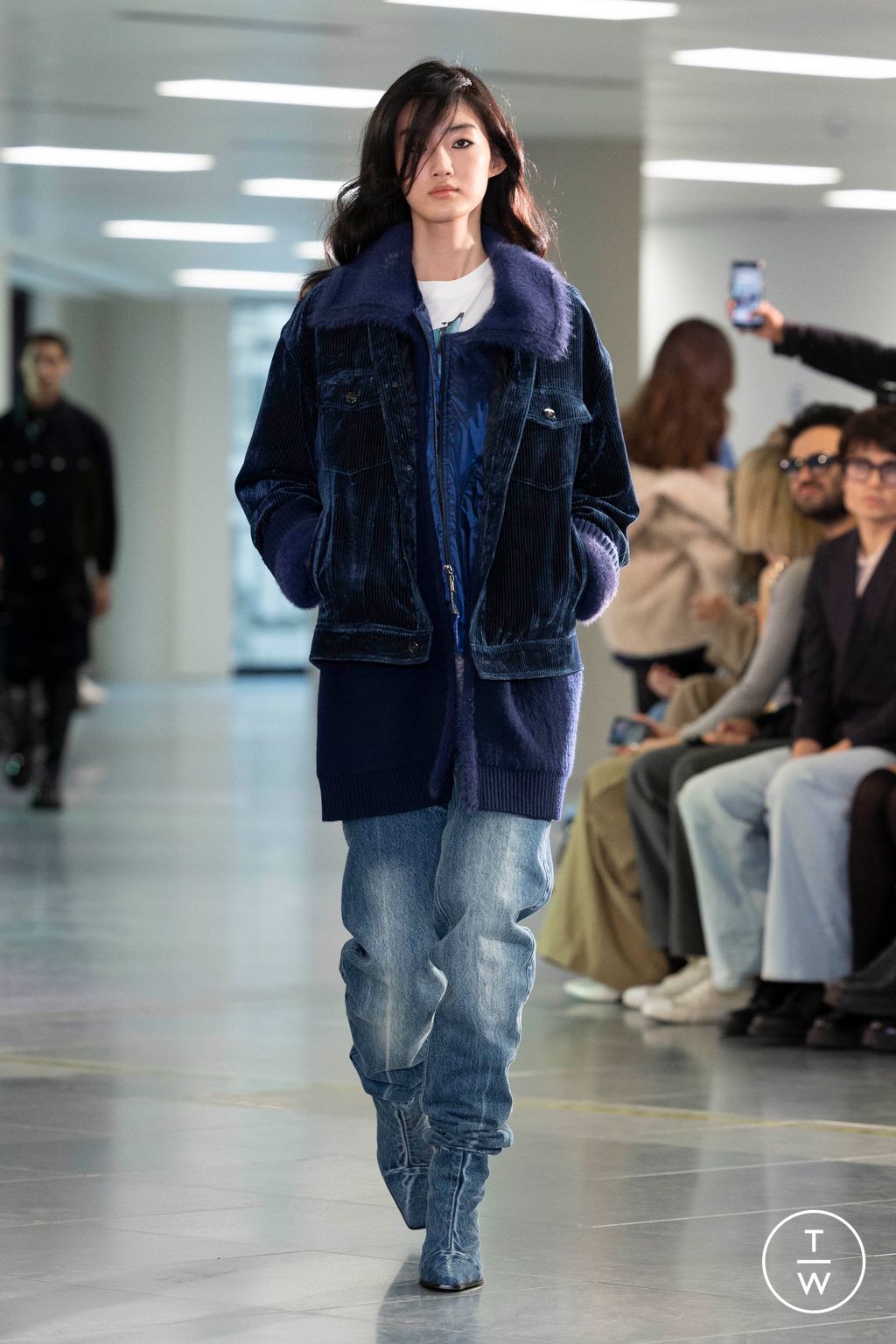 Fashion Week London Fall/Winter 2024 look 3 from the Mark Fast collection 女装