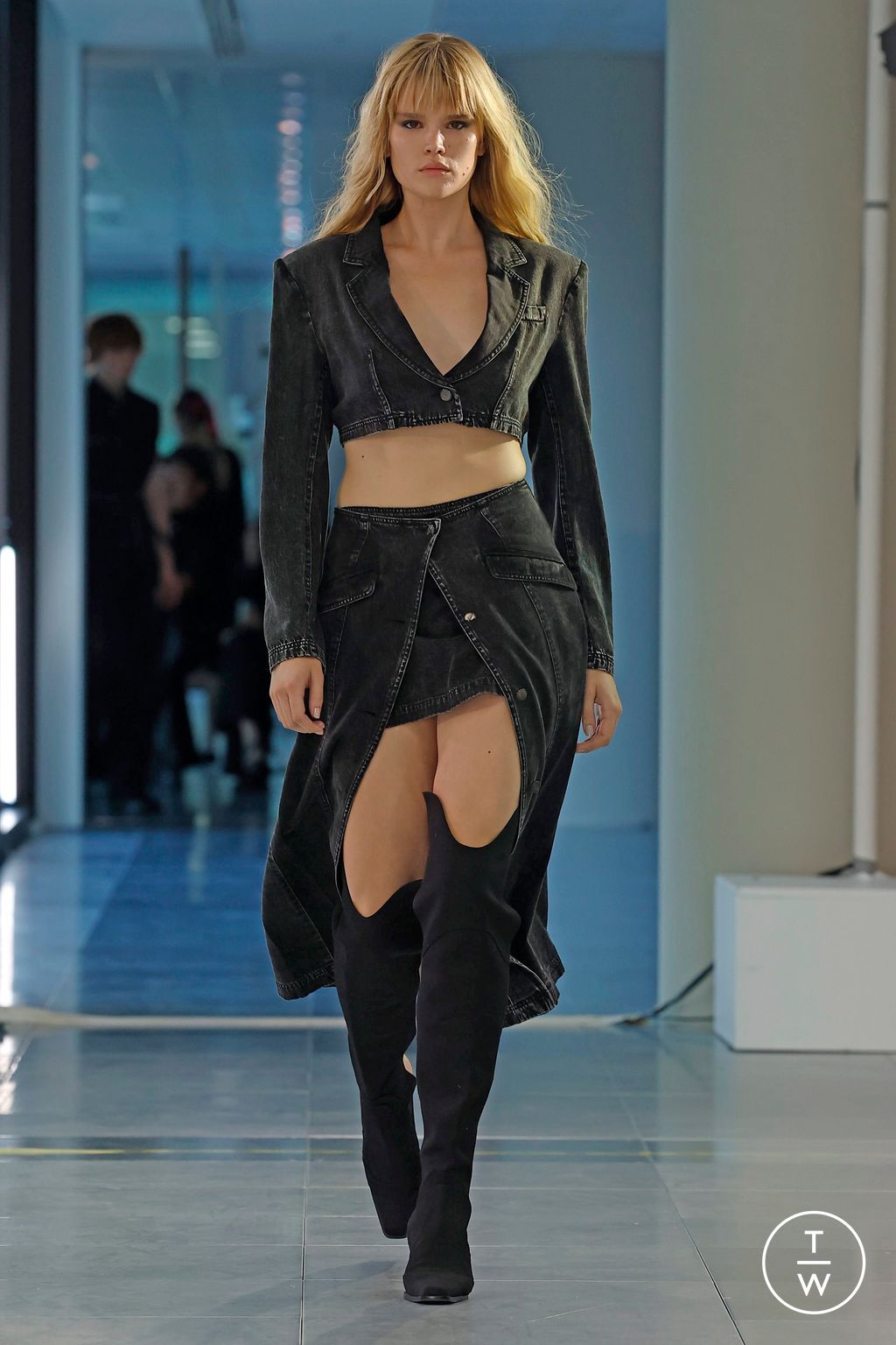 Fashion Week London Spring/Summer 2024 look 2 from the Mark Fast collection womenswear