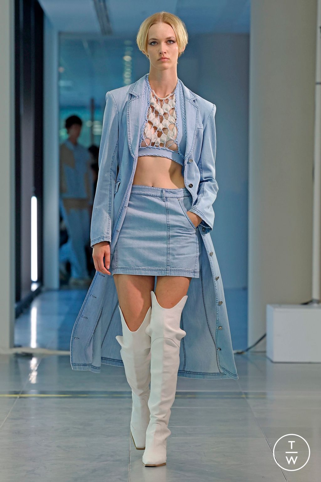 Fashion Week London Spring/Summer 2024 look 4 from the Mark Fast collection 女装