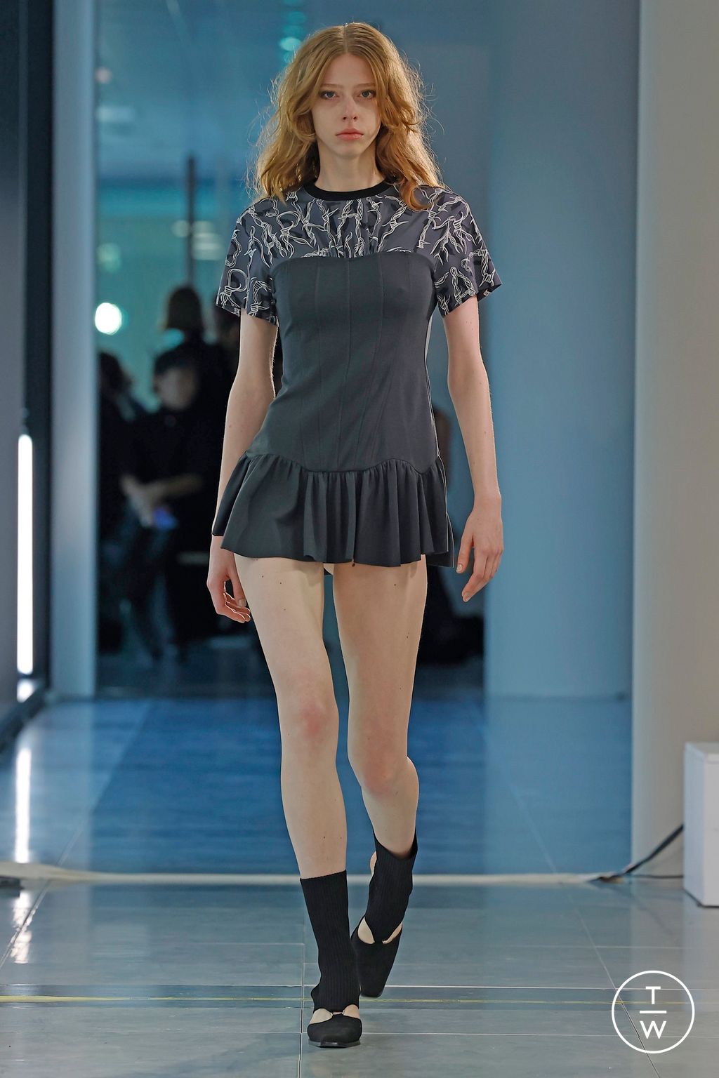 Fashion Week London Spring/Summer 2024 look 16 from the Mark Fast collection womenswear