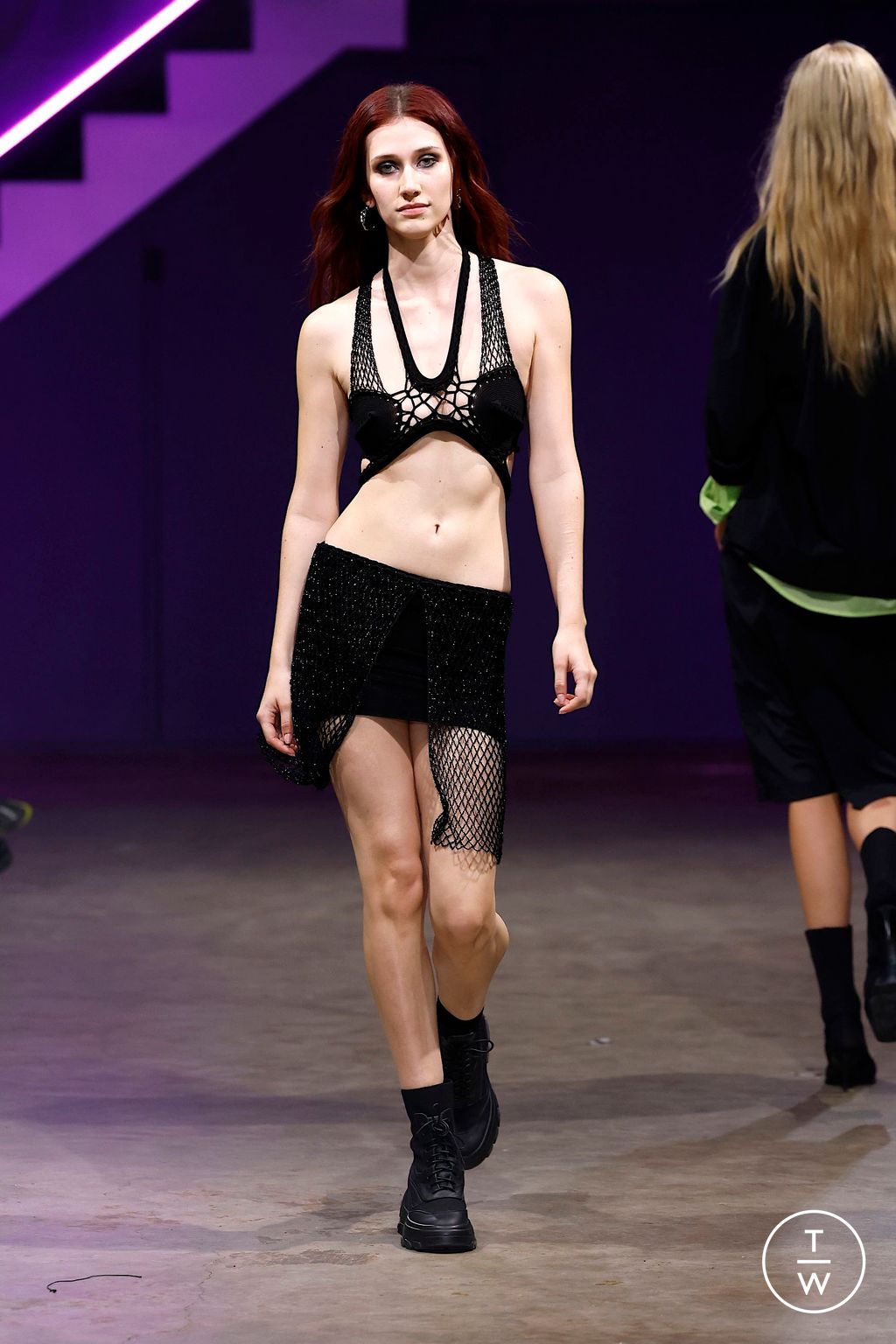 Fashion Week London Spring/Summer 2025 look 3 from the Mark Fast collection 女装