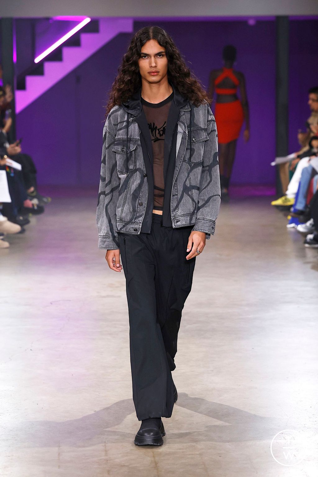 Fashion Week London Spring/Summer 2025 look 13 from the Mark Fast collection womenswear