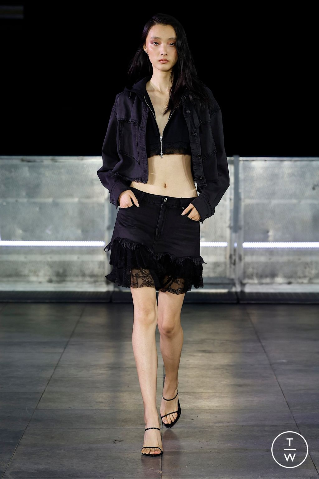 Fashion Week London Spring/Summer 2026 look 7 from the Mark Fast collection womenswear