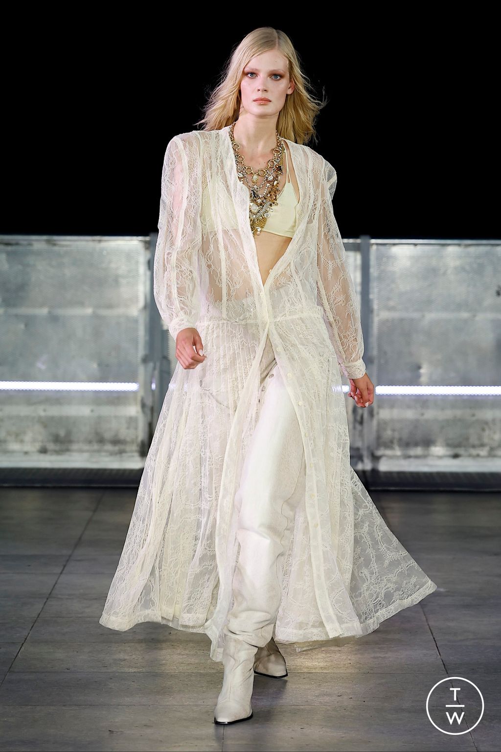 Fashion Week London Spring/Summer 2026 look 18 from the Mark Fast collection womenswear