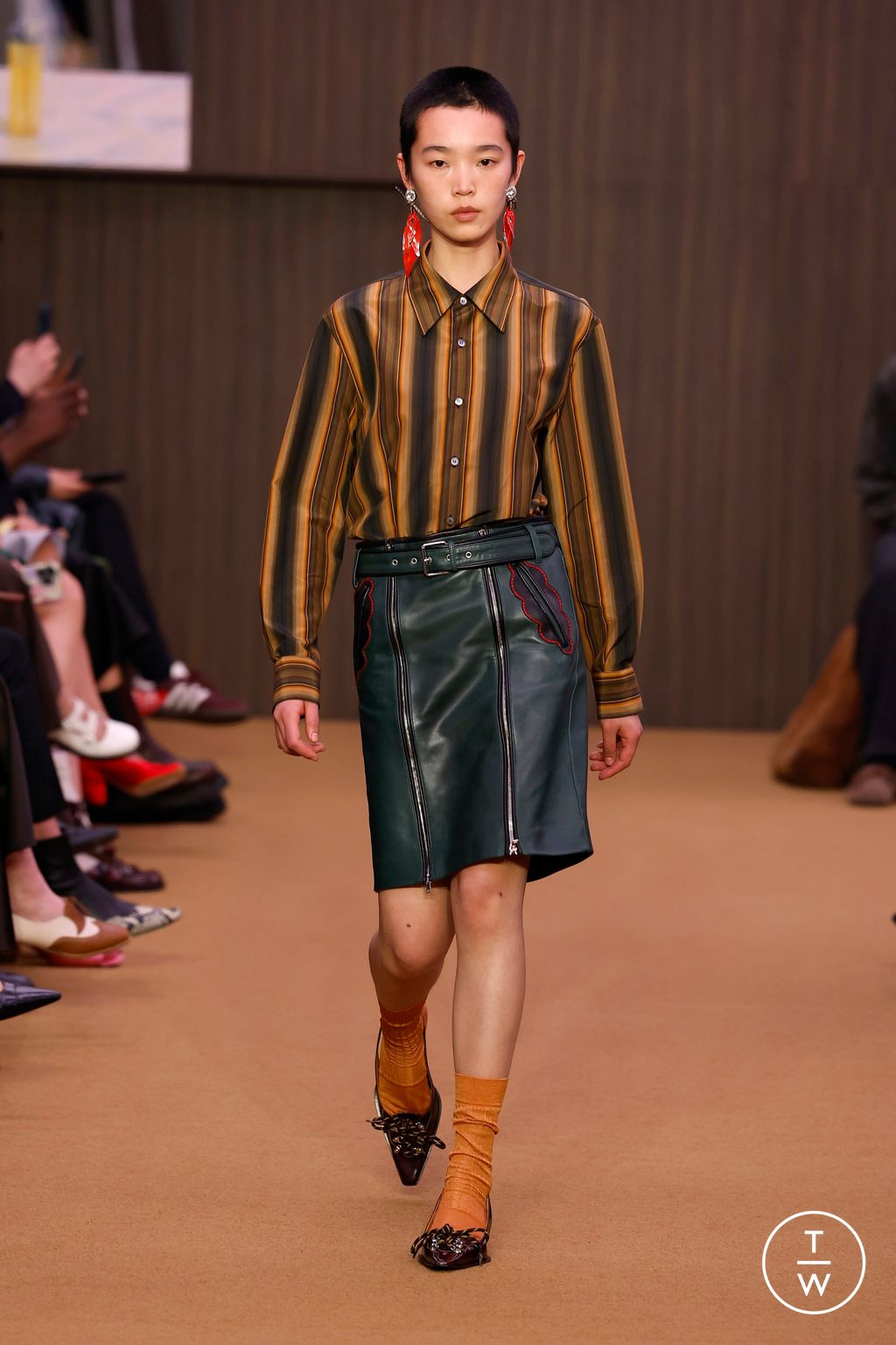 Fashion Week Milan Fall/Winter 2026 look 4 from the Marni collection womenswear