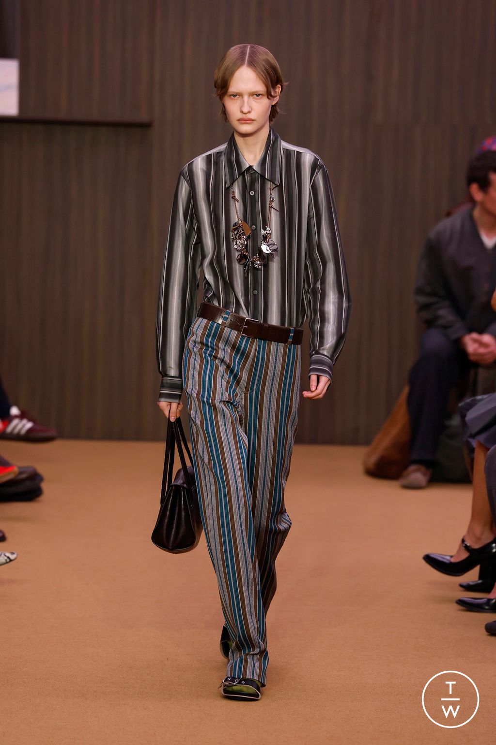 Fashion Week Milan Fall/Winter 2026 look 6 from the Marni collection womenswear