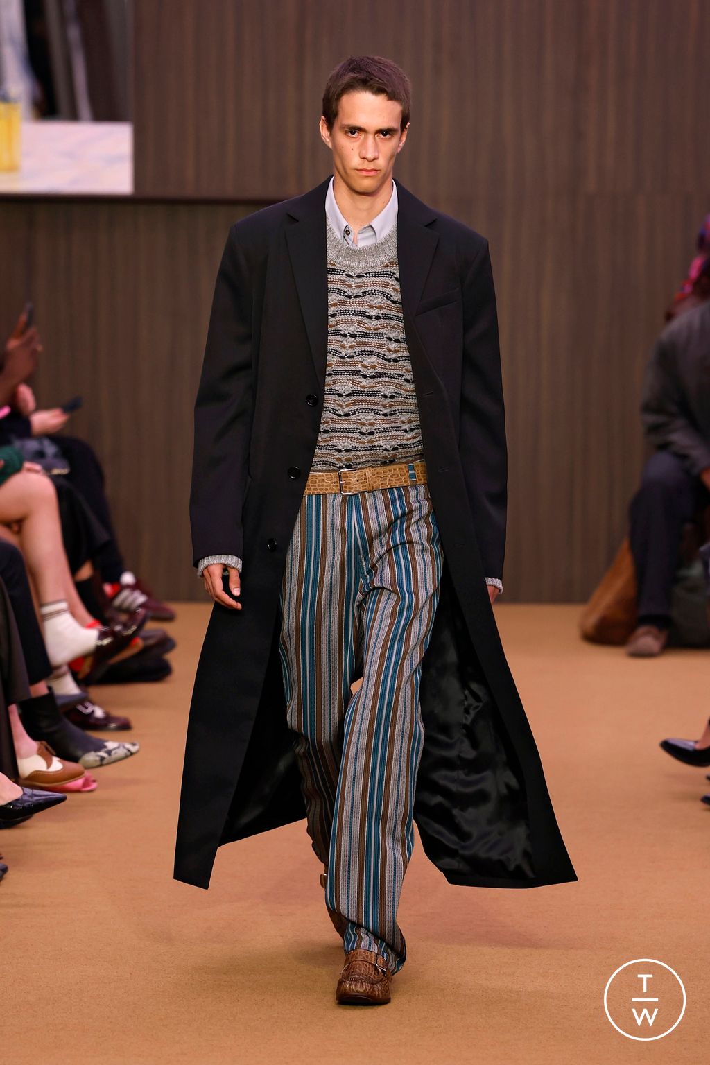 Fashion Week Milan Fall/Winter 2026 look 10 from the Marni collection womenswear