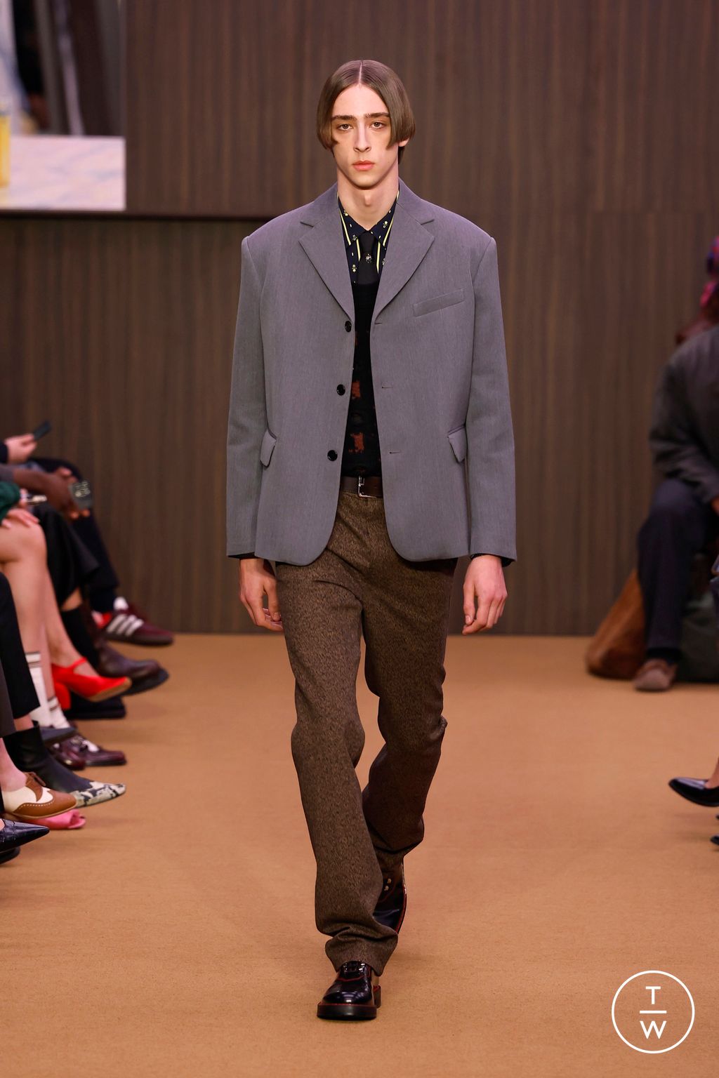 Fashion Week Milan Fall/Winter 2026 look 12 from the Marni collection womenswear