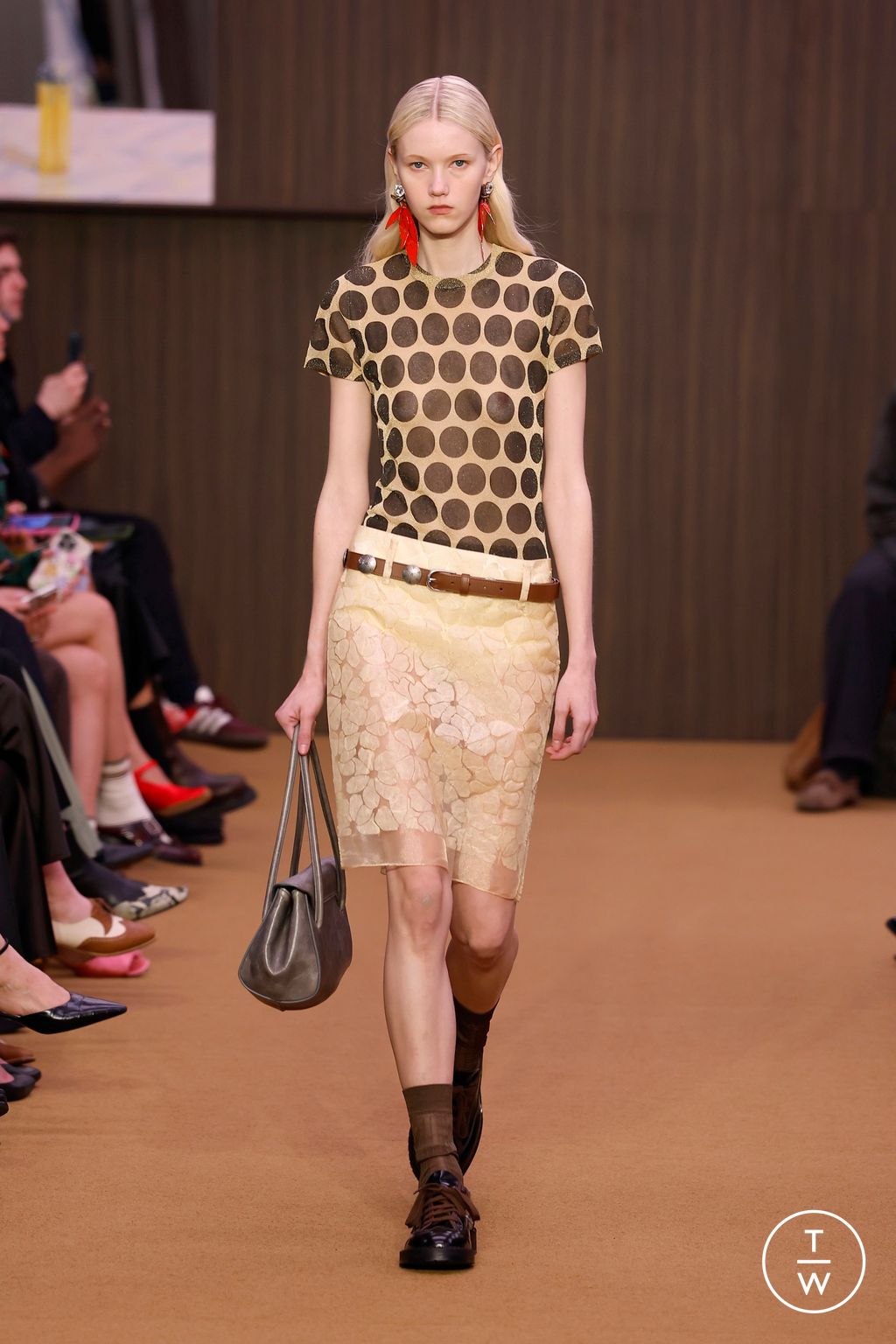 Fashion Week Milan Fall/Winter 2026 look 30 from the Marni collection womenswear