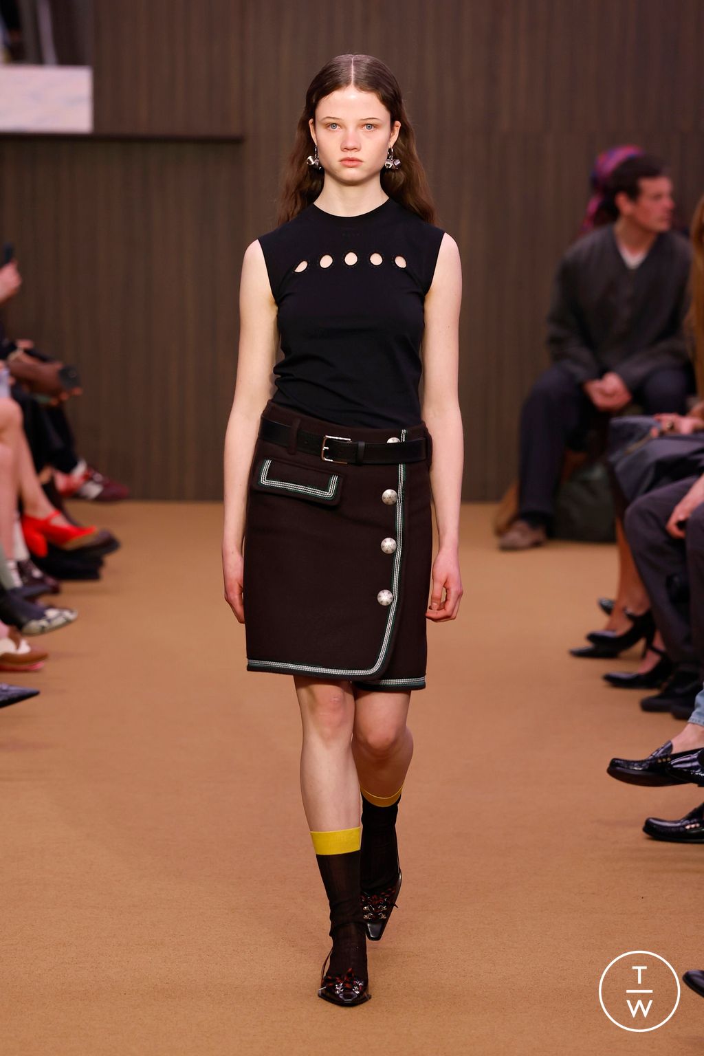 Fashion Week Milan Fall/Winter 2026 look 38 de la collection Marni womenswear