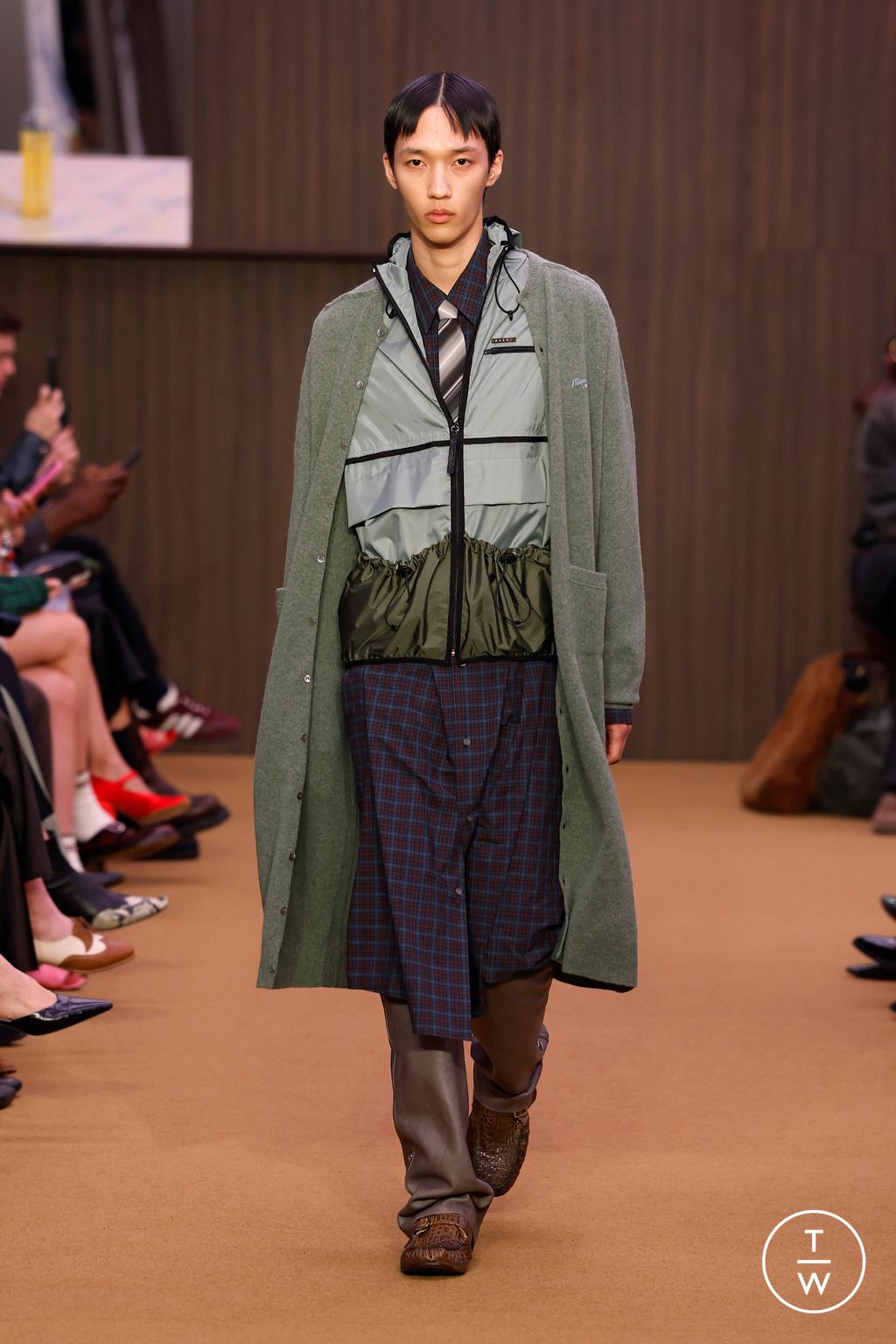 Fashion Week Milan Fall/Winter 2026 look 44 from the Marni collection 女装