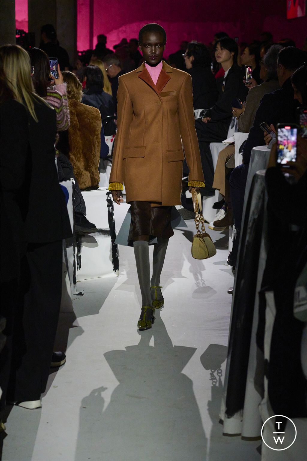 Fashion Week Milan Fall/Winter 2025 look 4 from the Marni collection womenswear