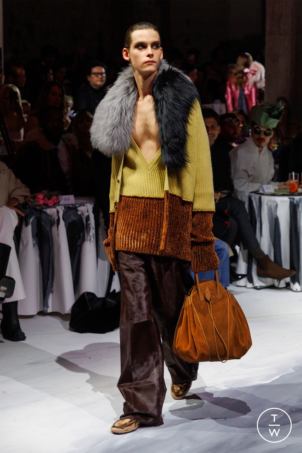 Fashion Week Milan Fall/Winter 2025 look 11 from the Marni collection womenswear
