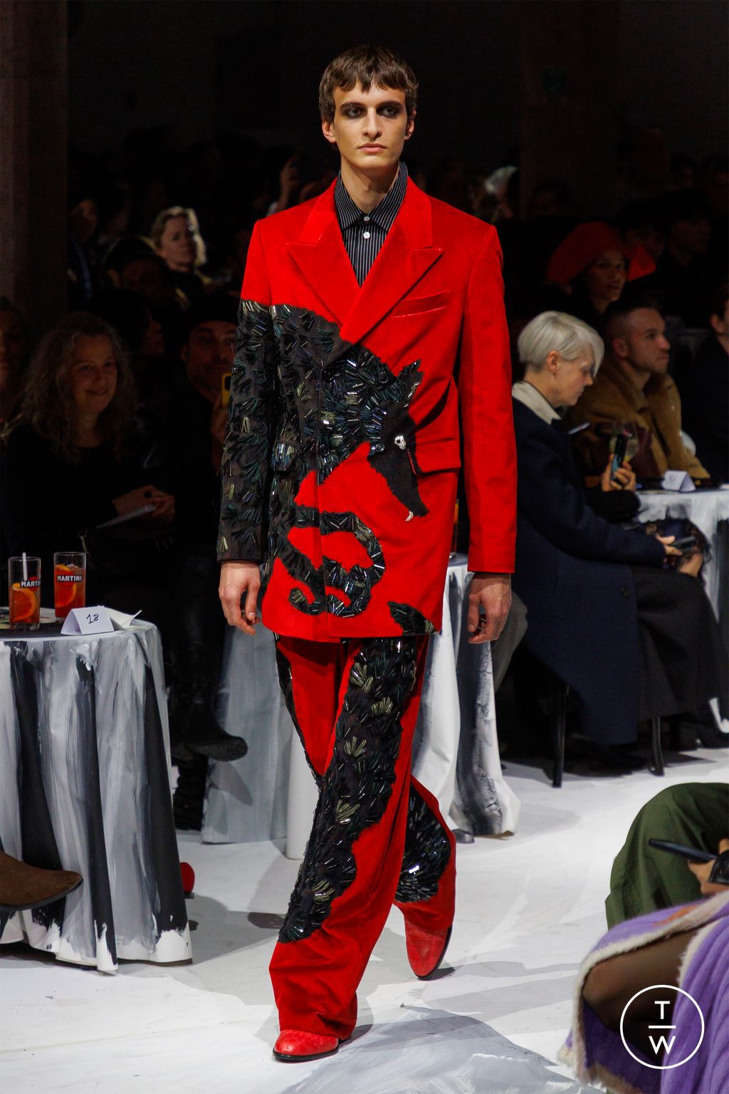 Fashion Week Milan Fall/Winter 2025 look 34 from the Marni collection womenswear