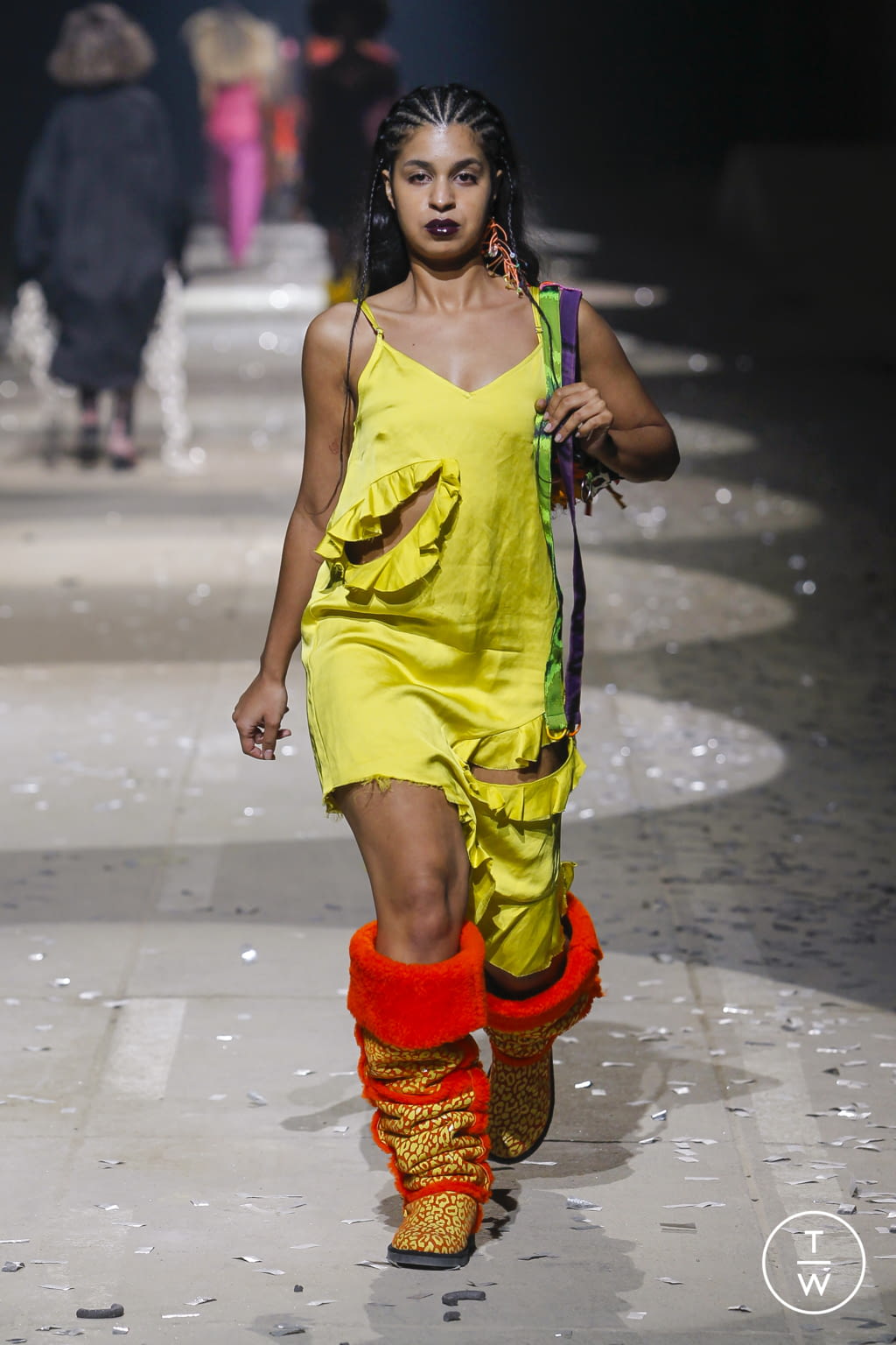 Fashion Week London Spring/Summer 2022 look 13 from the Marques' Almeida collection womenswear