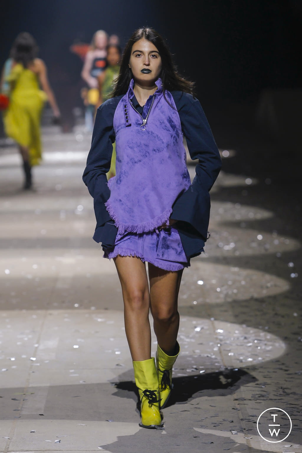 Fashion Week London Spring/Summer 2022 look 18 from the Marques' Almeida collection womenswear