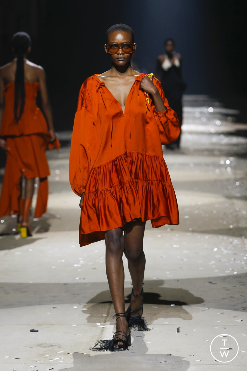 Fashion Week London Spring/Summer 2022 look 26 from the Marques' Almeida collection womenswear