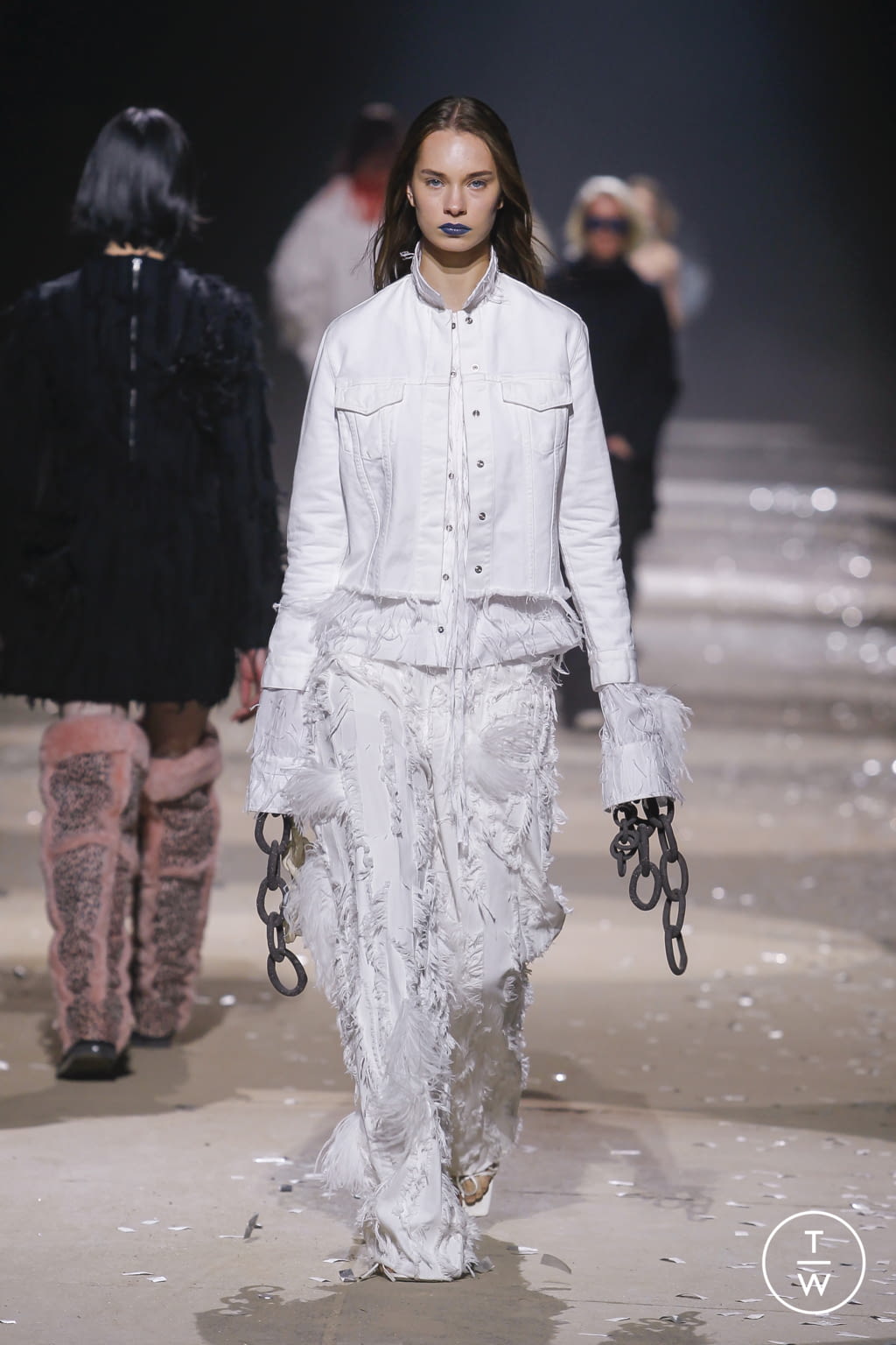 Fashion Week London Spring/Summer 2022 look 46 from the Marques' Almeida collection womenswear