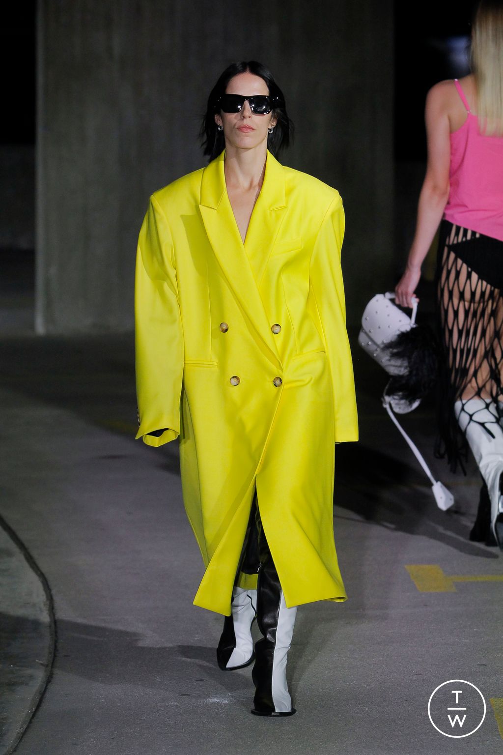 Fashion Week London Spring/Summer 2023 look 36 from the Marques' Almeida collection womenswear
