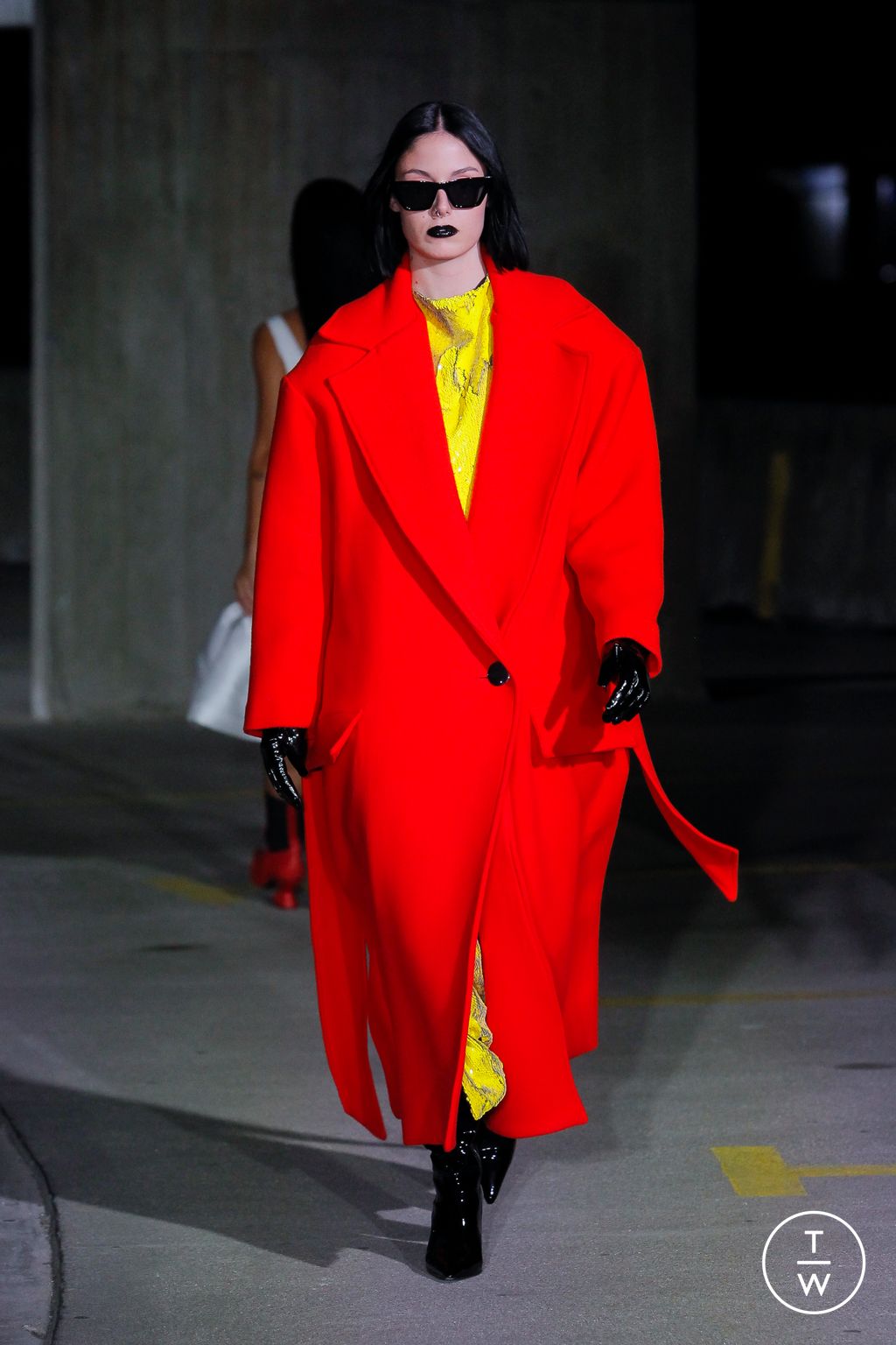 Fashion Week London Spring/Summer 2023 look 45 from the Marques' Almeida collection womenswear