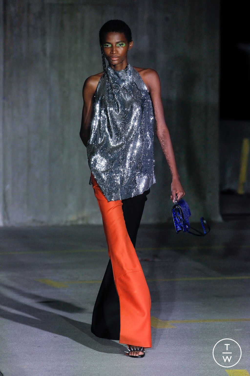 Fashion Week London Spring/Summer 2023 look 50 from the Marques' Almeida collection womenswear