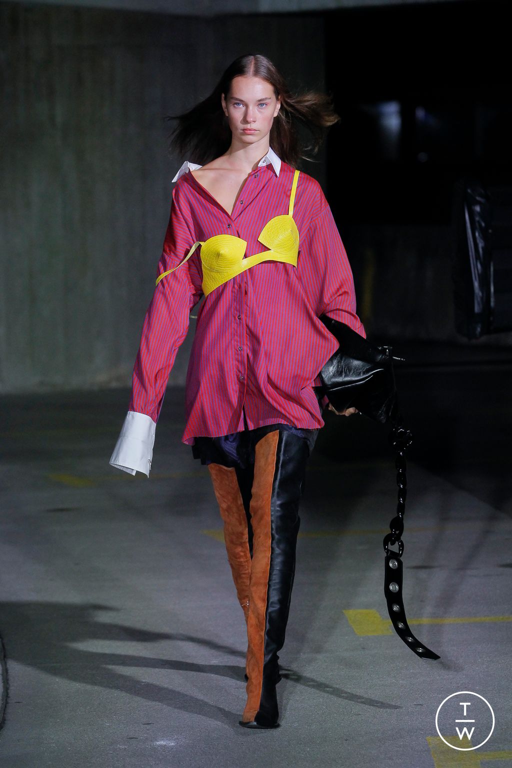 Fashion Week London Spring/Summer 2023 look 51 from the Marques' Almeida collection womenswear