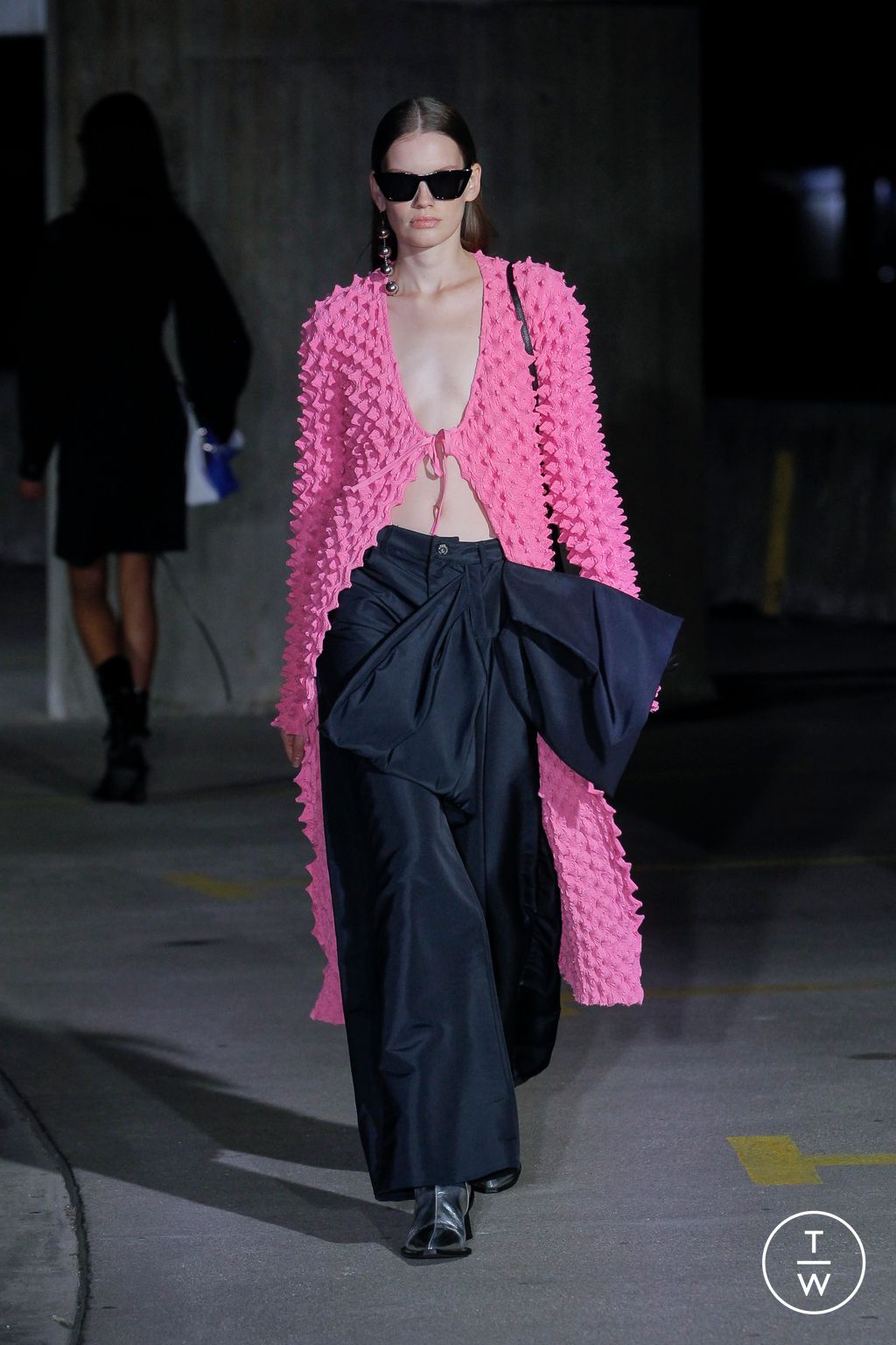 Fashion Week London Spring/Summer 2023 look 62 from the Marques' Almeida collection womenswear