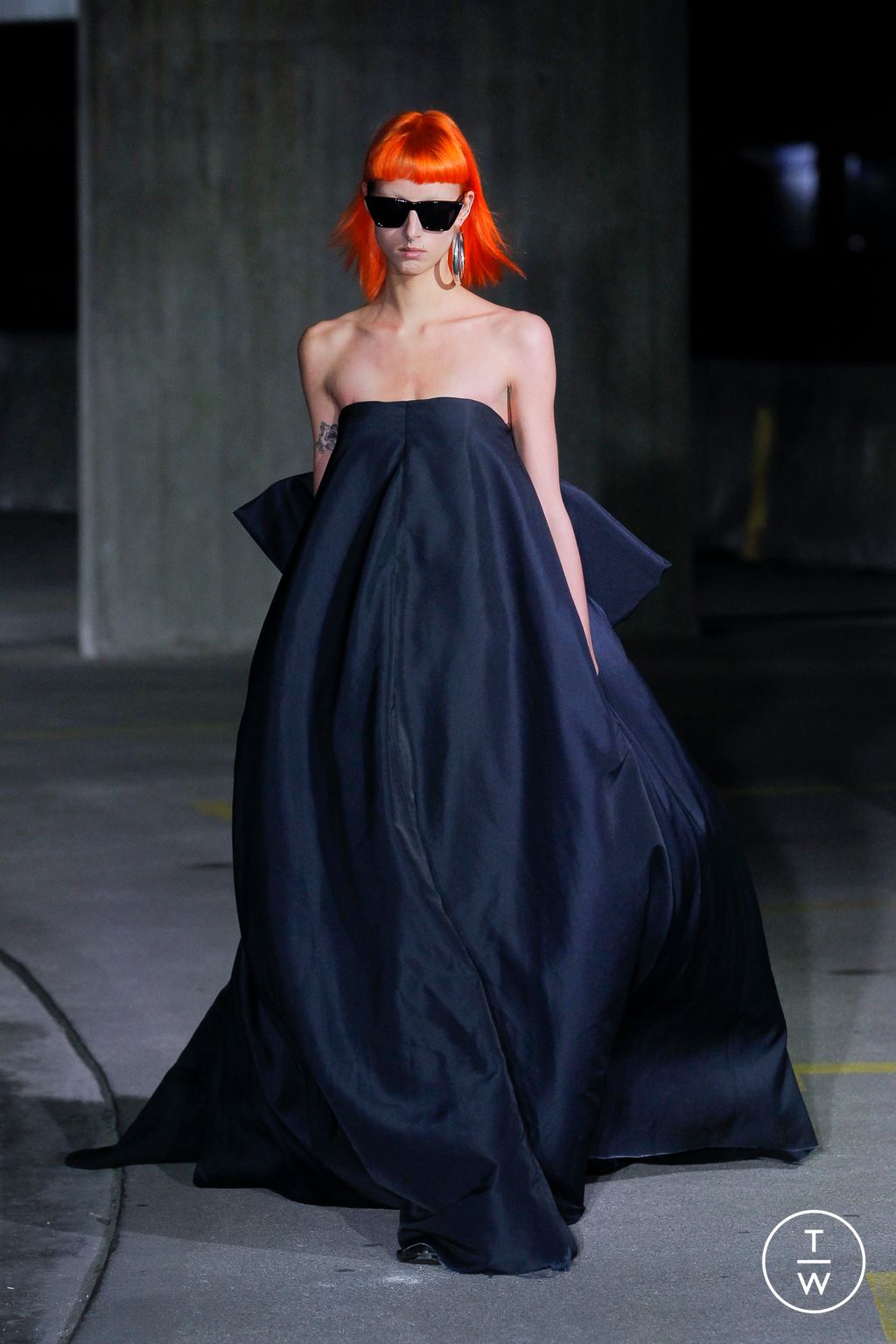 Fashion Week London Spring/Summer 2023 look 64 from the Marques' Almeida collection womenswear