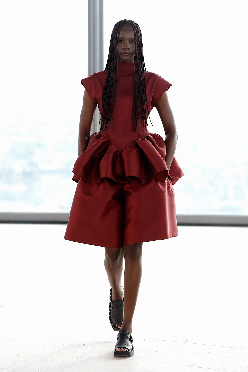 Fashion Week London Spring/Summer 2026 look 7 from the Marques' Almeida collection womenswear