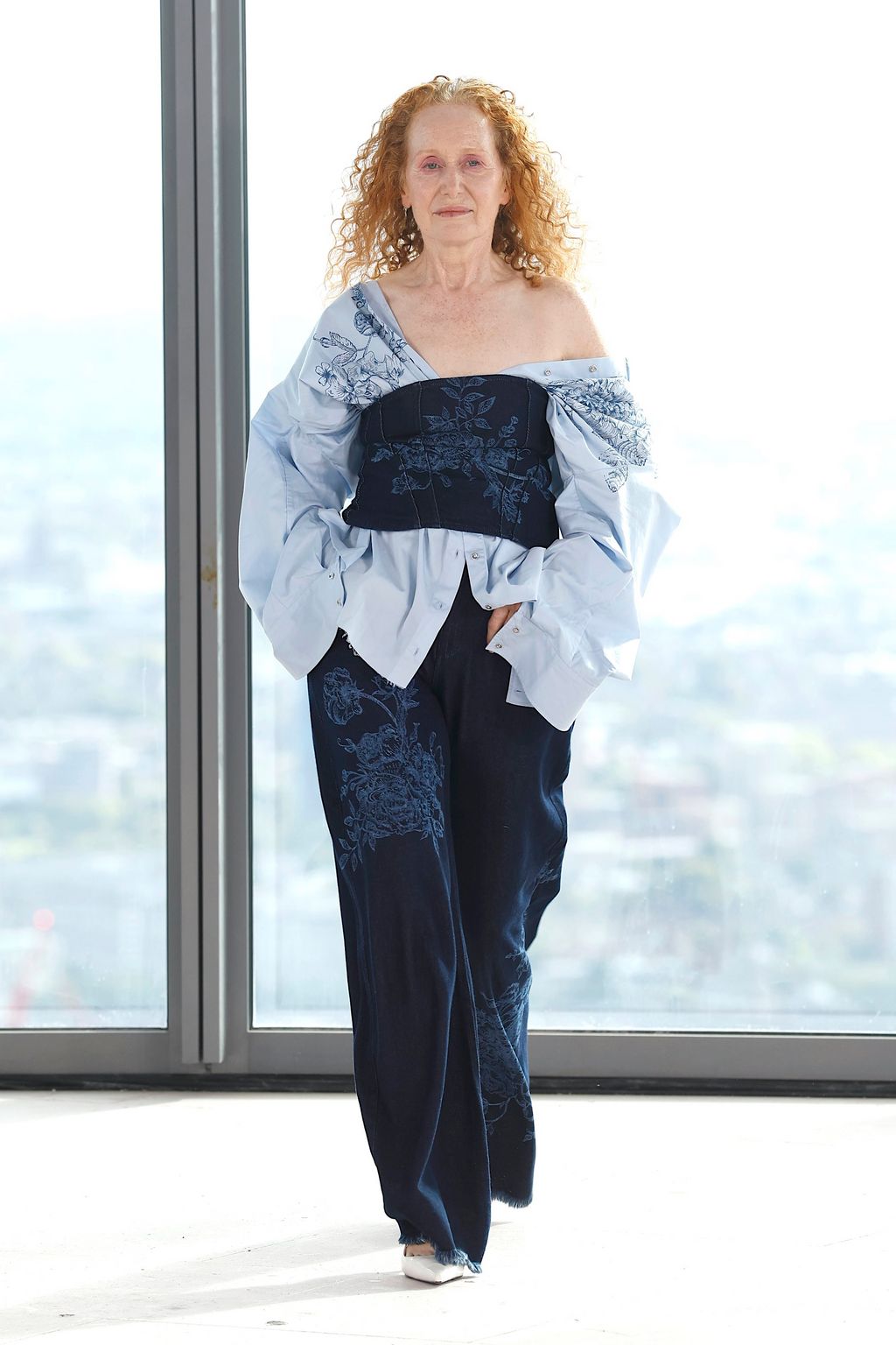 Fashion Week London Spring/Summer 2026 look 29 from the Marques' Almeida collection 女装